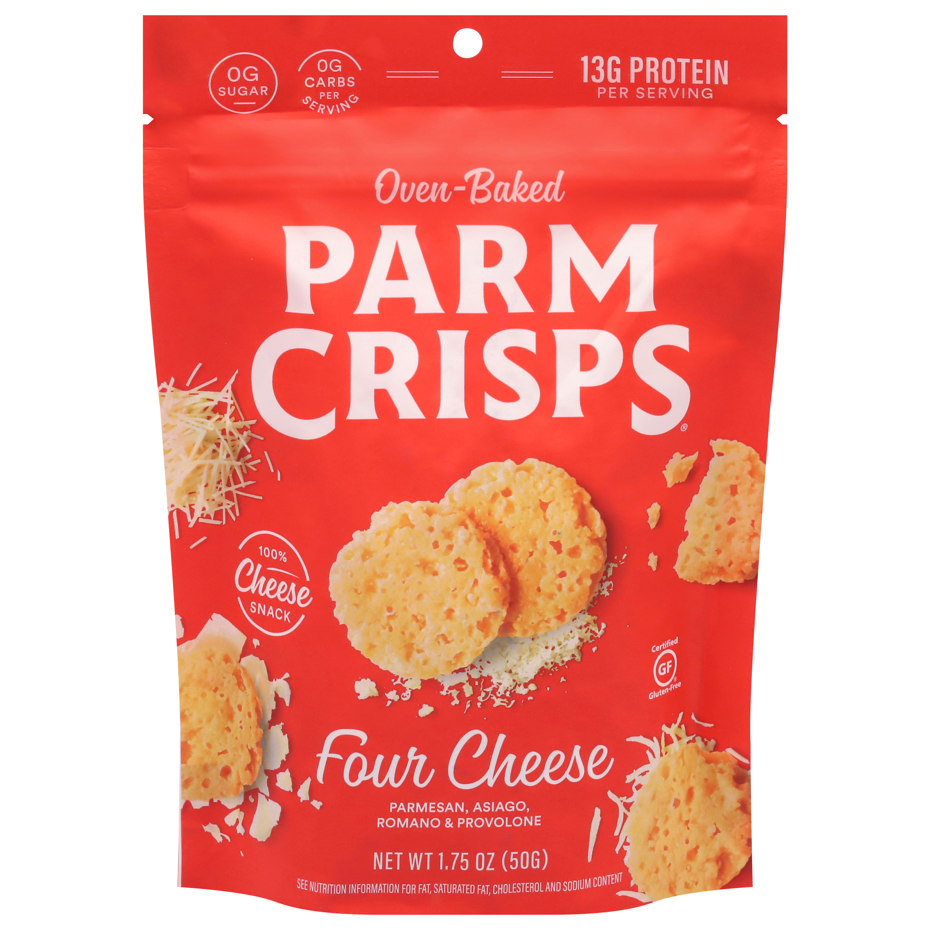 Parm Crisps Oven-Baked Four Cheese Cheese Snack