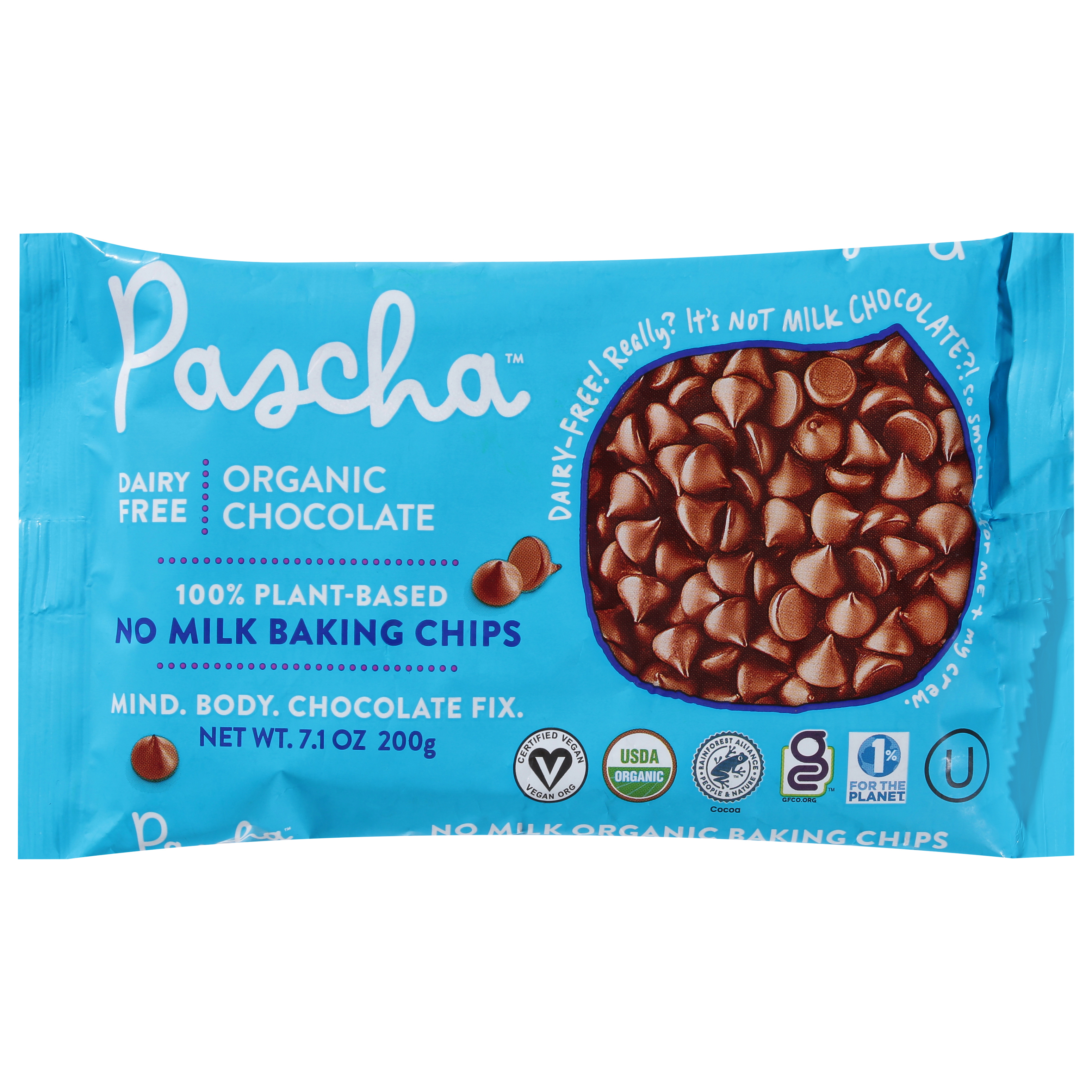 Pascha No Milk Organic Chocolate Baking Chips