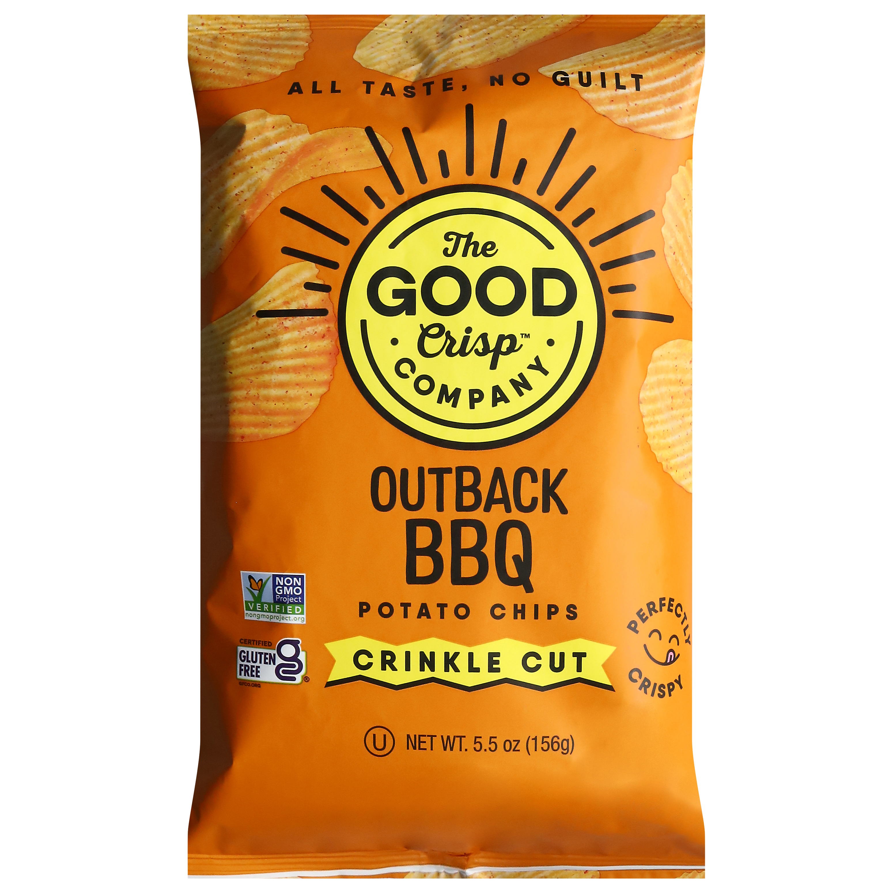 The Good Crisp Company Crinkle Cut Outback BBQ Potato Chips