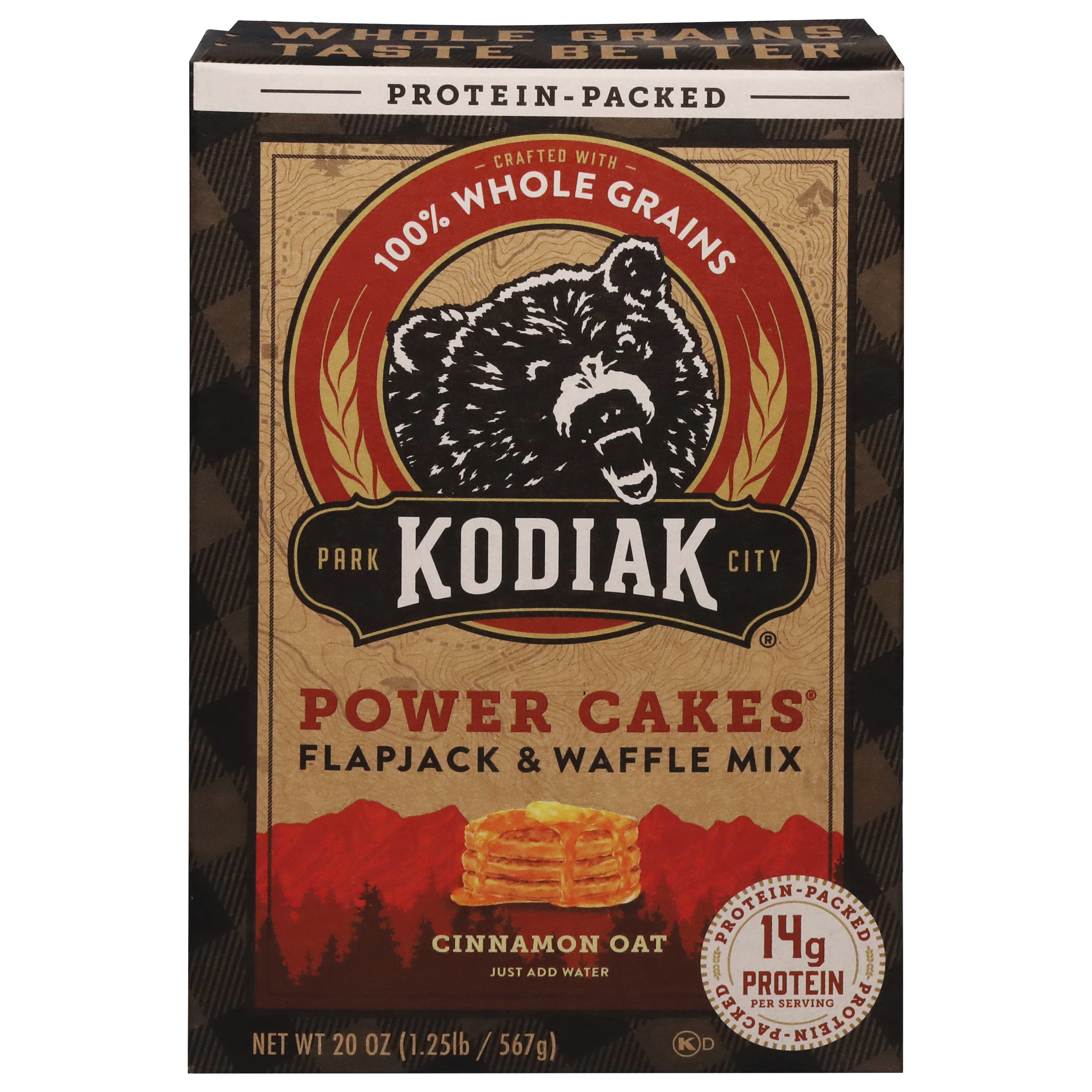 Kodiak Power Cakes Protein-Packed Cinnamon Oat Flapjack & Waffle Mix