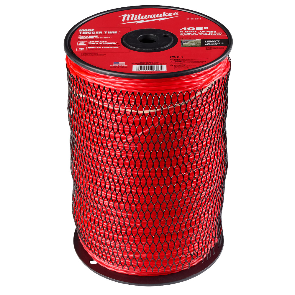 Milwaukee .105" x 900' (5 lbs.) Twisted Trimmer Line
