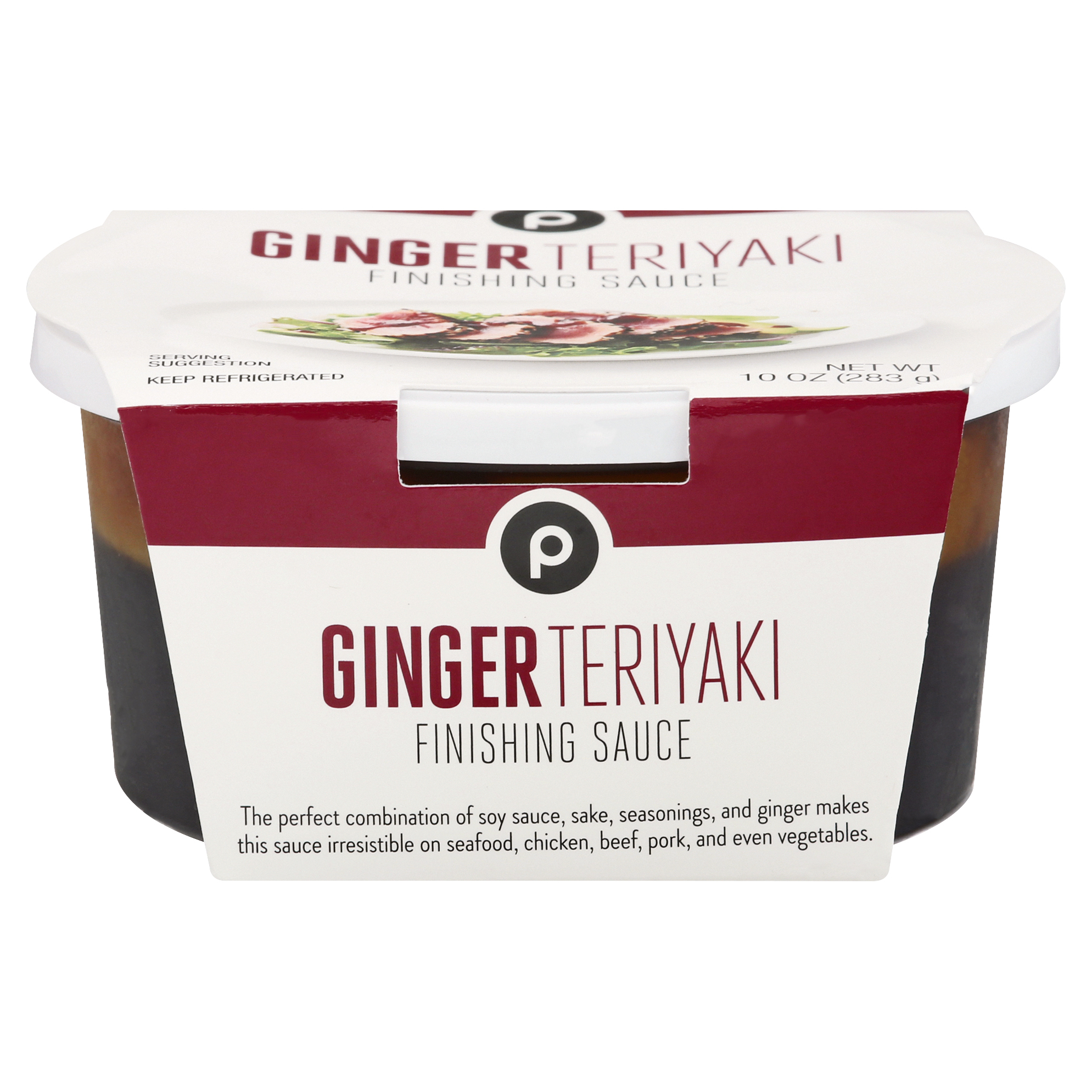 Publix Ginger Teriyaki Finishing Sauce 10 oz SLEEVE