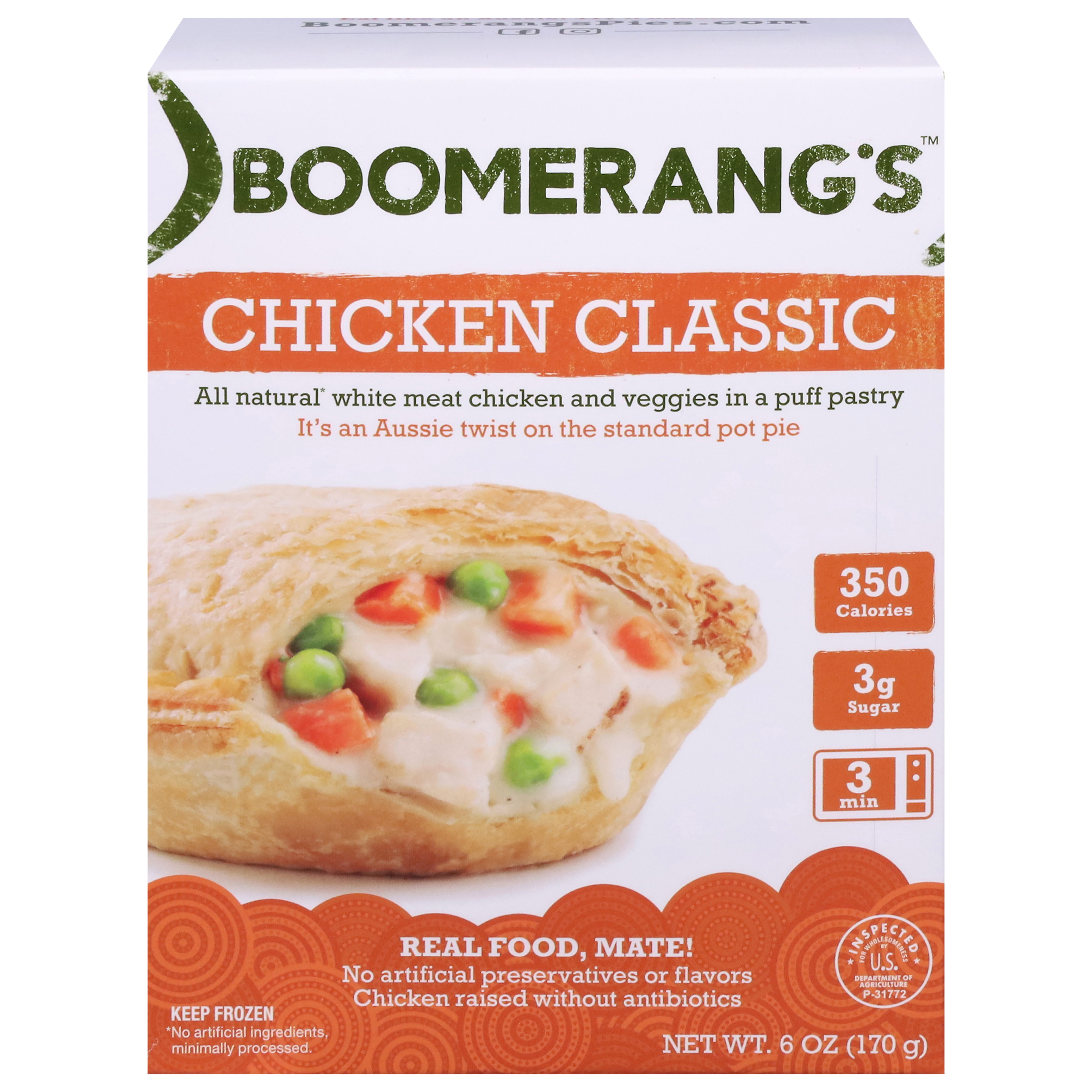 Boomerang's Chicken Classic Pastry