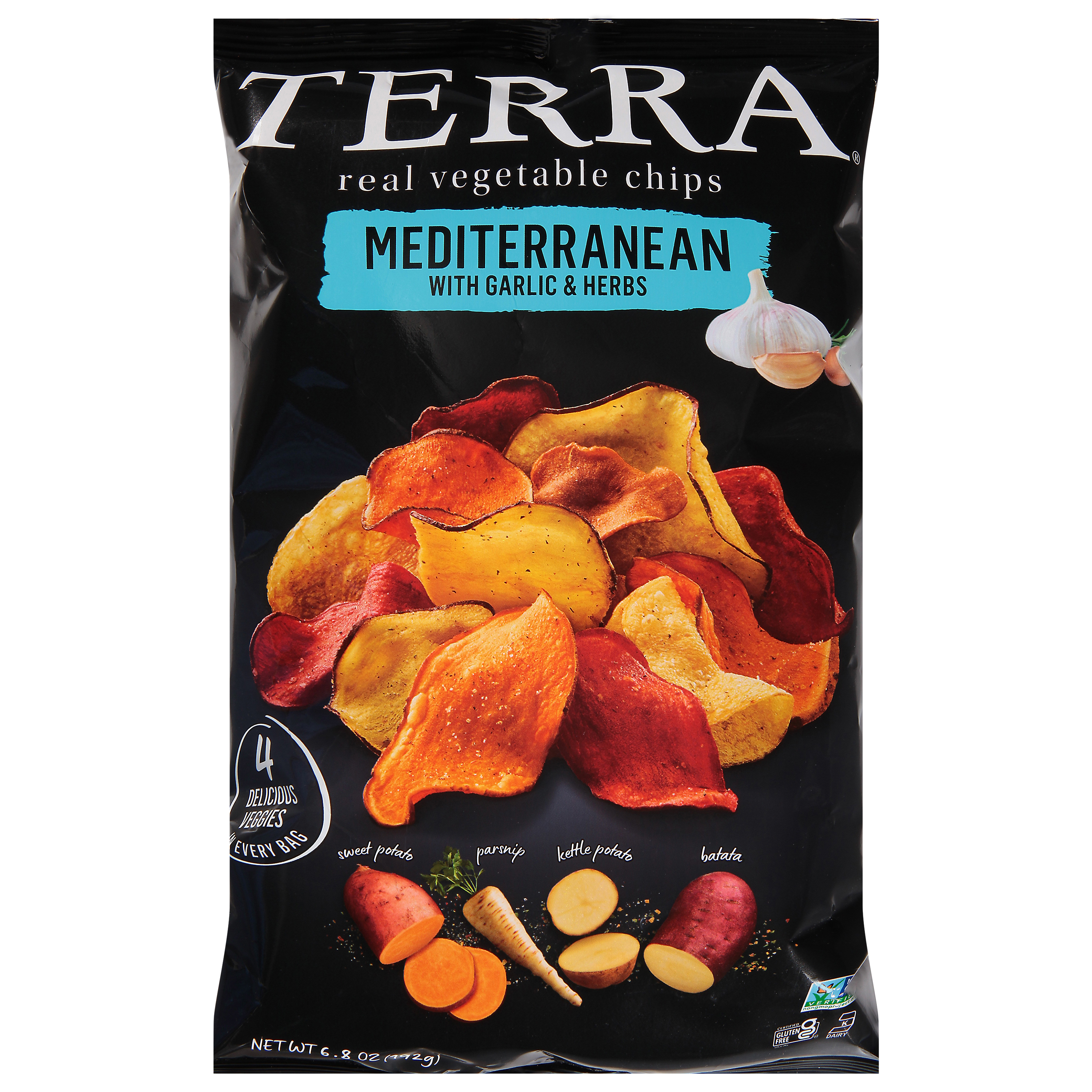 Terra Real Mediterranean with Garlic & Herbs Vegetable Chips