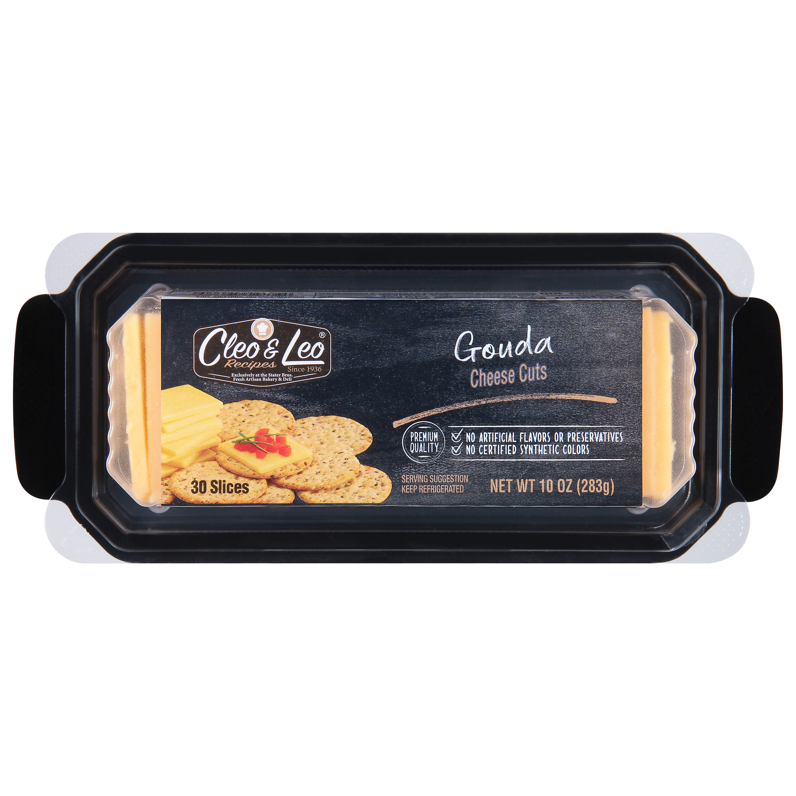 Cleo & Leo Recipes Gouda Cheese Cuts 30 ea