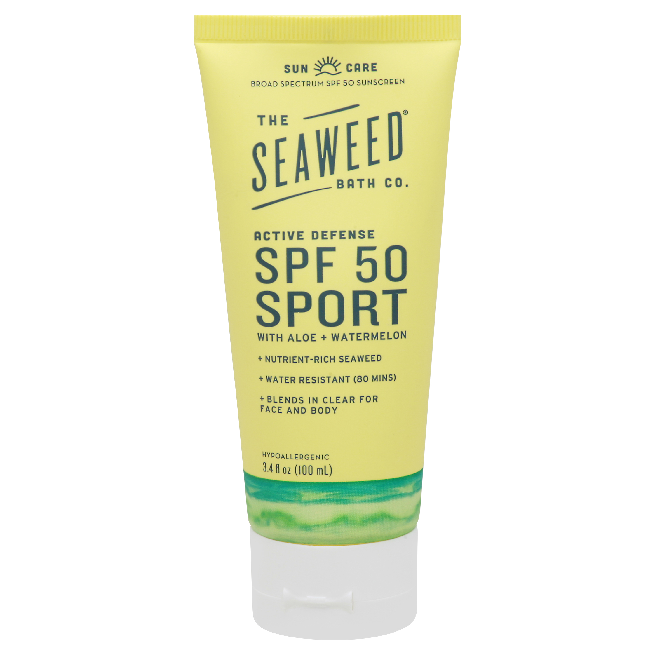 The Seaweed Bath Co. SPF 50 Sport Sunscreen with Aloe + Watermelon
