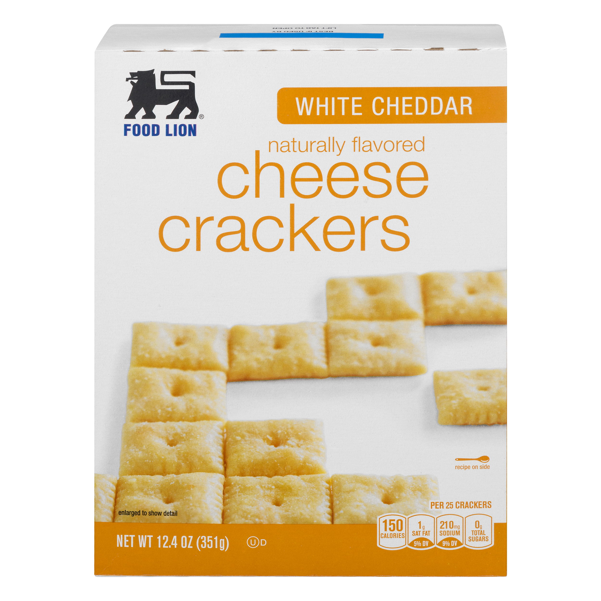 Food Lion White Cheddar Cheese Crackers 12.4 oz BOX
