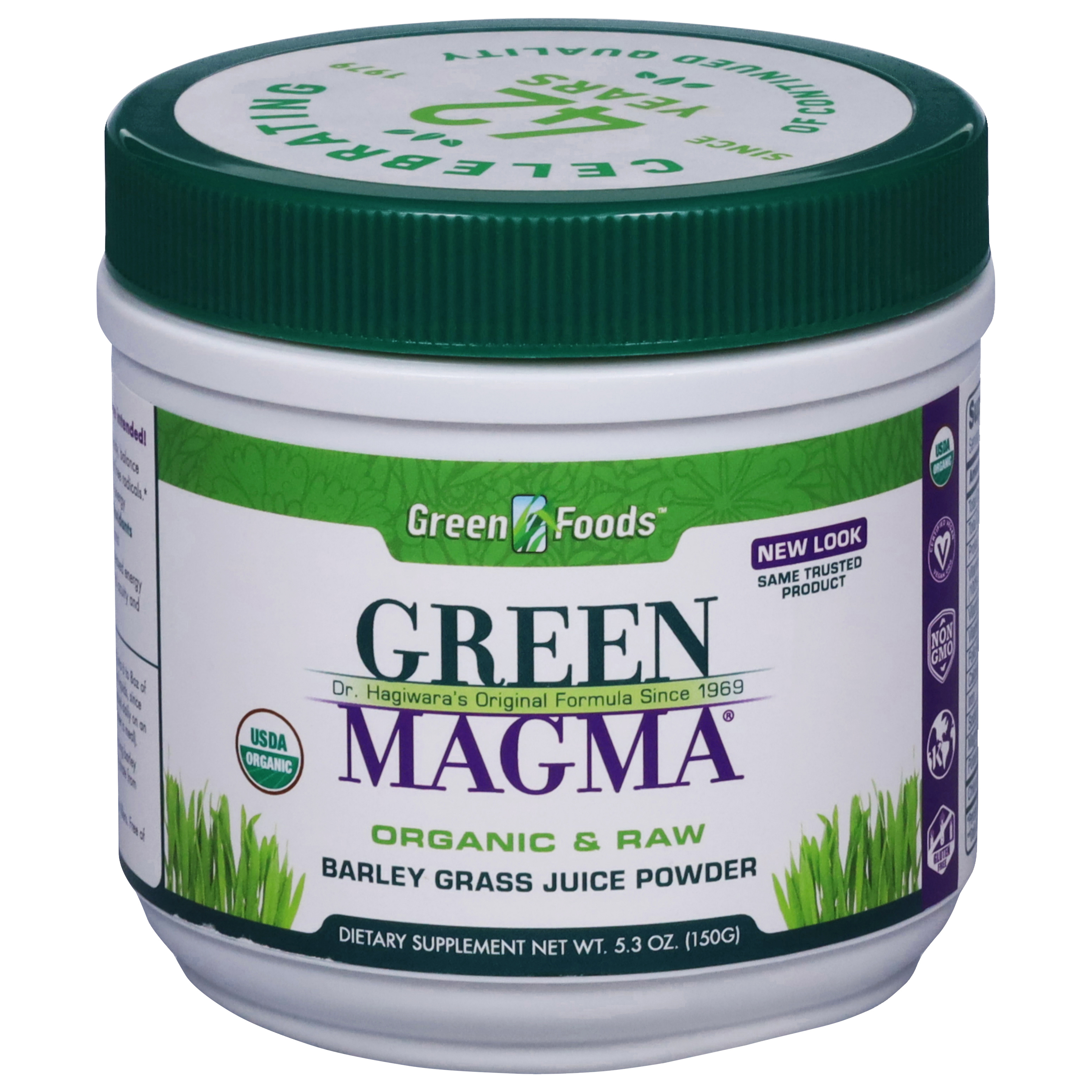 Green Foods Green Magma Organic & Raw Powder Barley Grass Juice