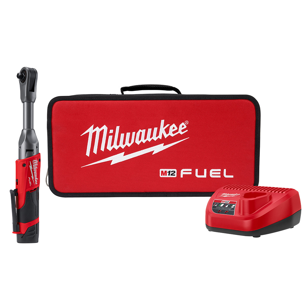 M12 FUEL™ 3/8 in. Extended Reach Ratchet 1 Battery Kit Image