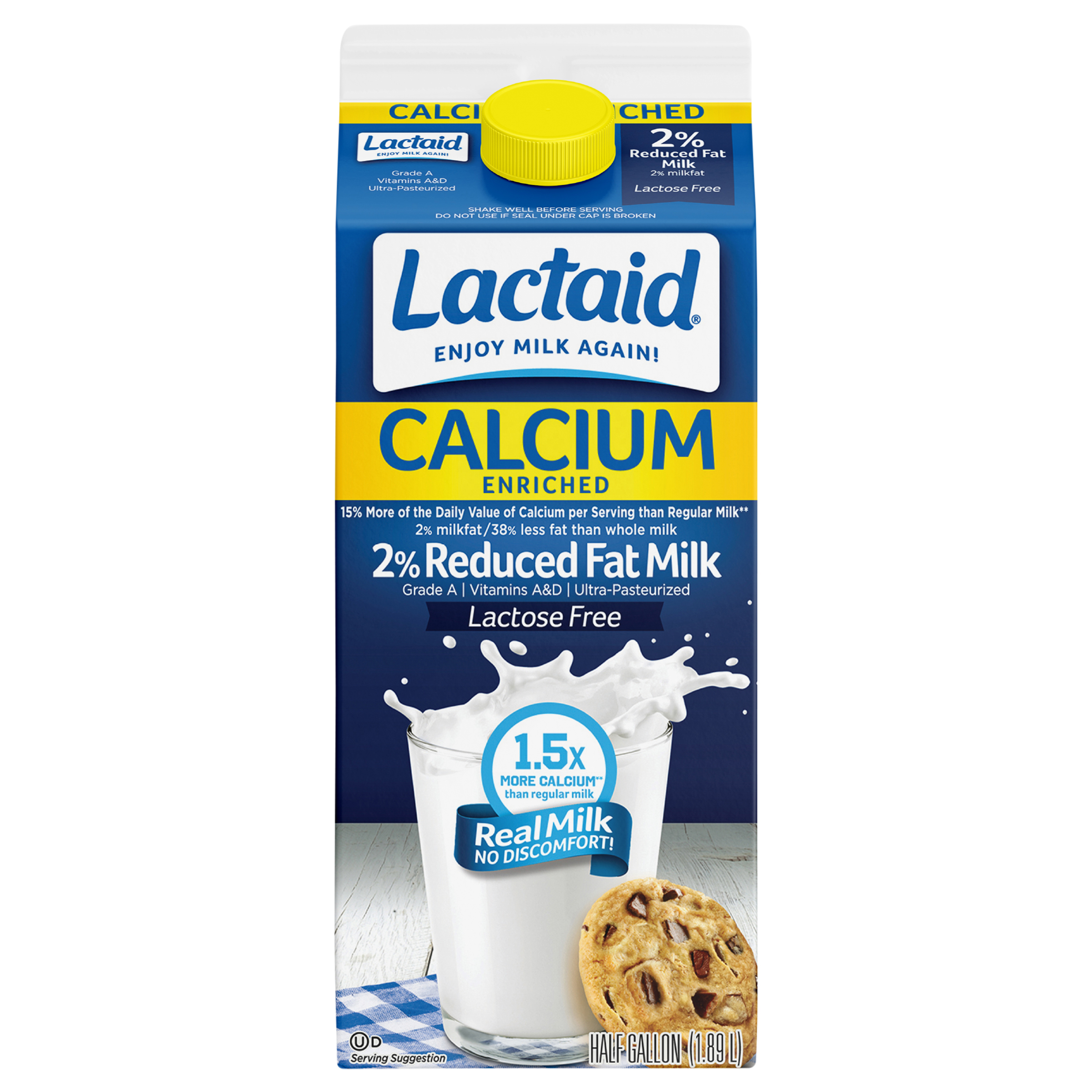 Lactaid 2% Reduced Fat Milk, Calcium Enriched,