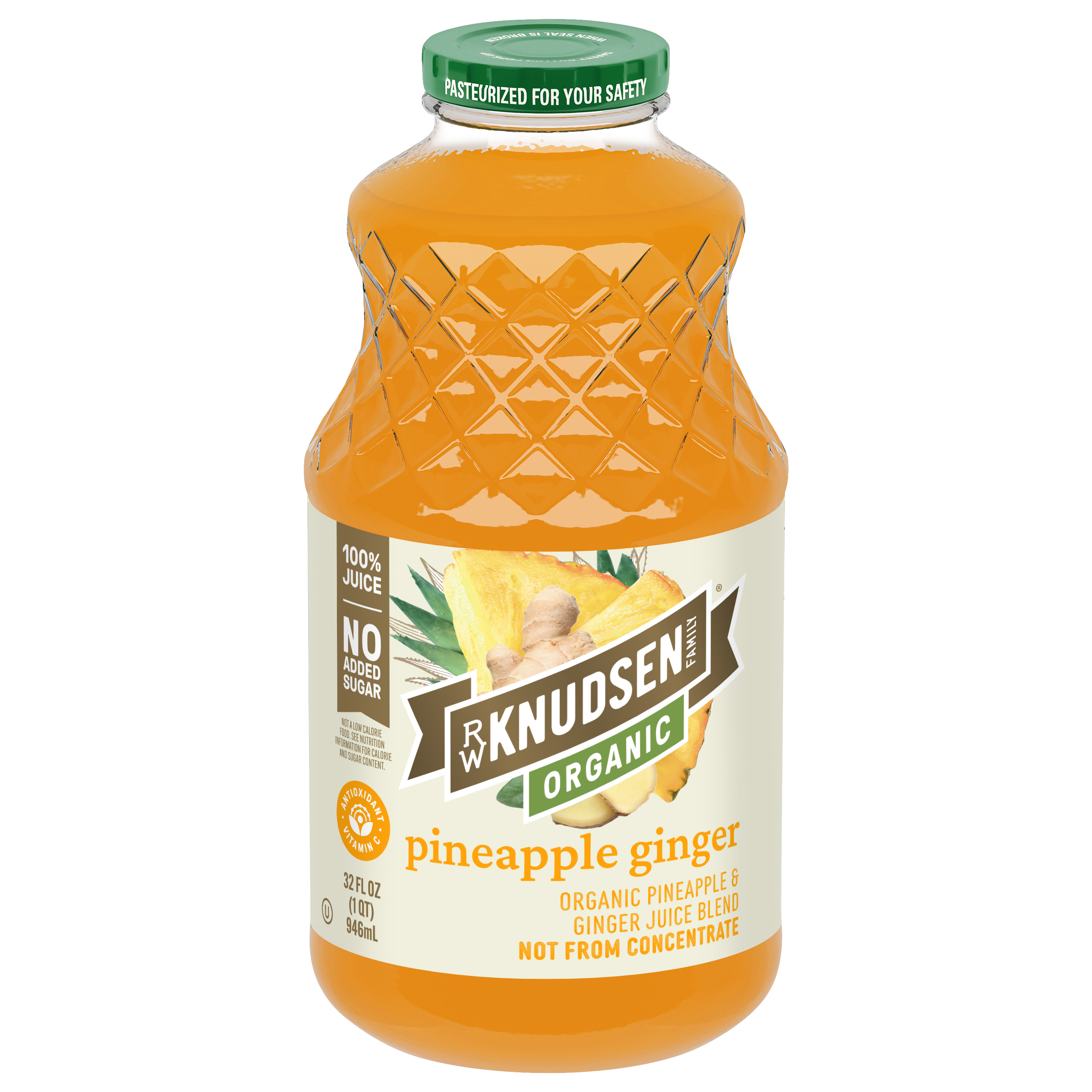 RW Knudsen Family Organic Pineapple Ginger 100% Juice