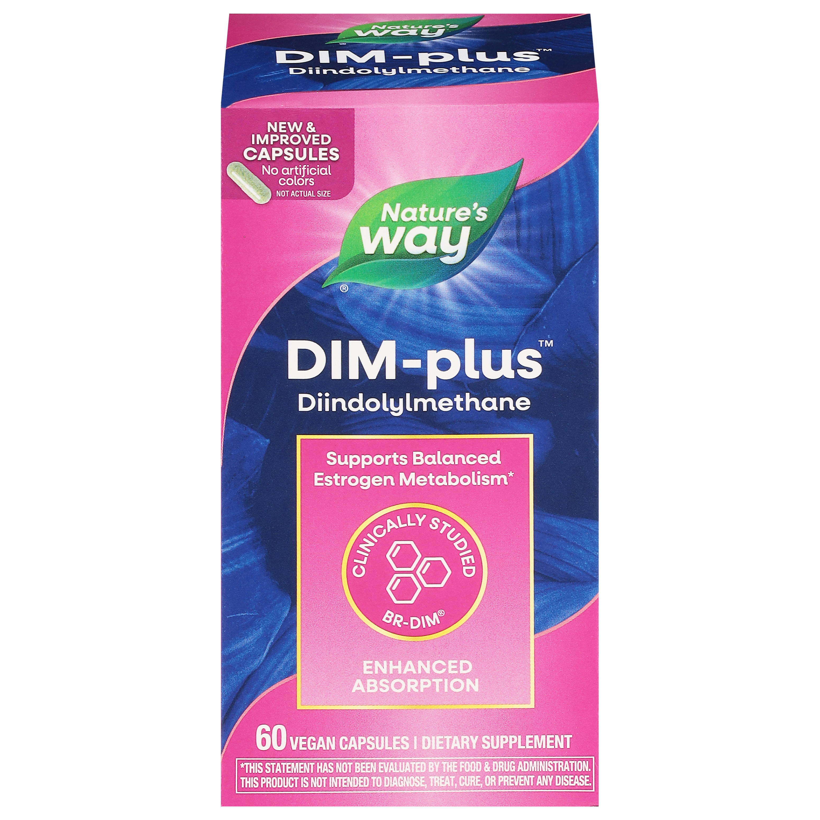 Nature's Way DIM-Plus 60 Vegan Capsules