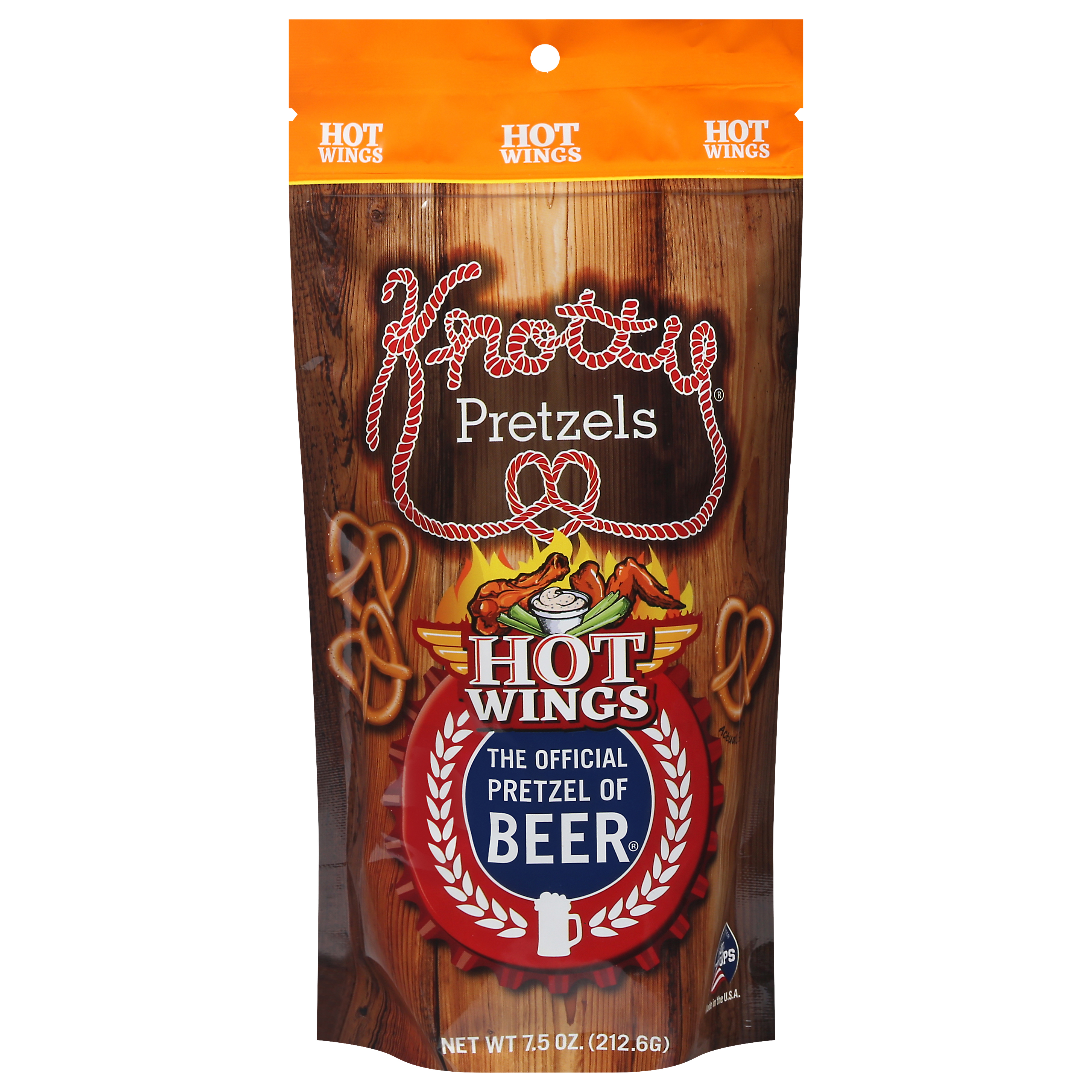 Knotty Pretzels Hot Wings Pretzels