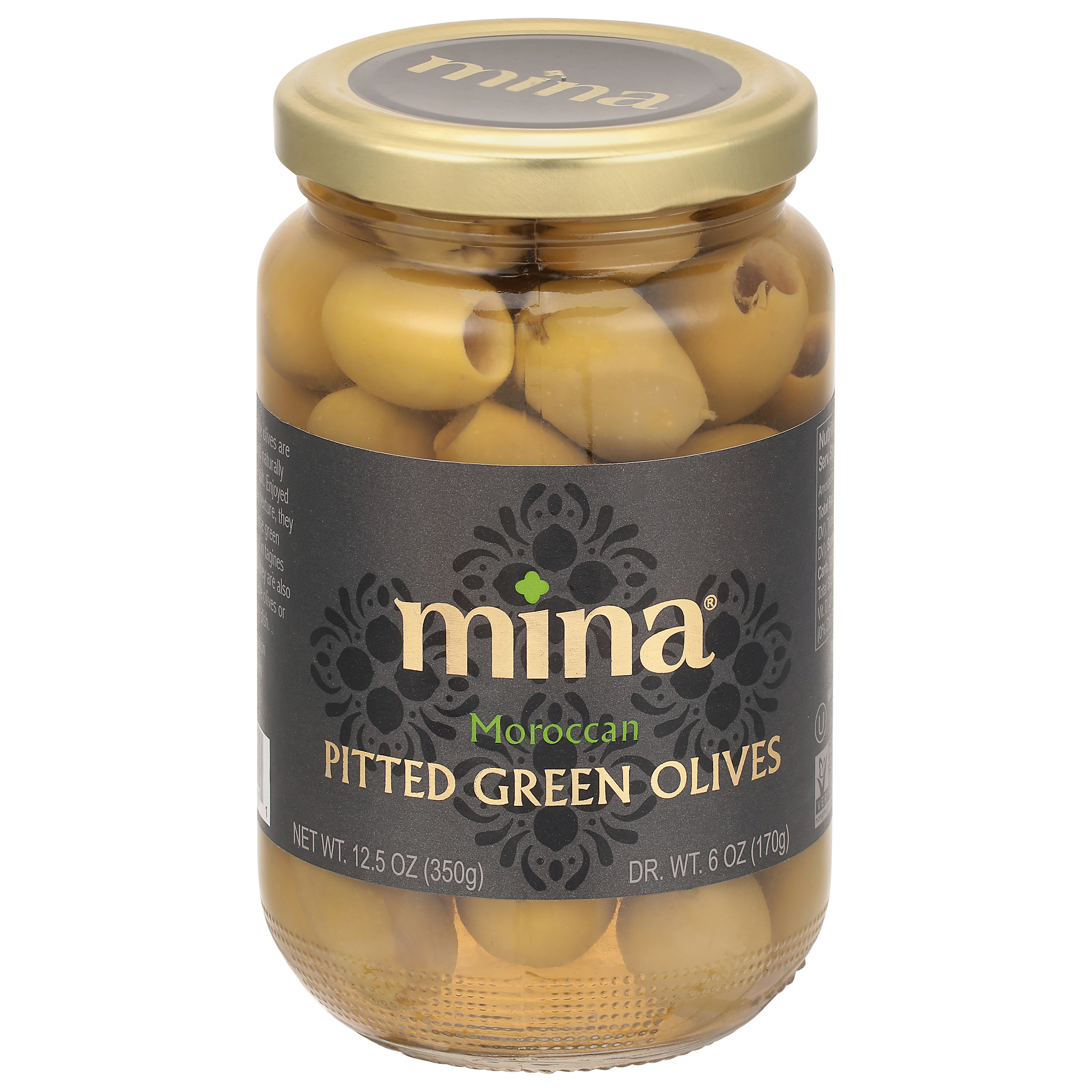 Mina Pitted Moroccan Green Olives