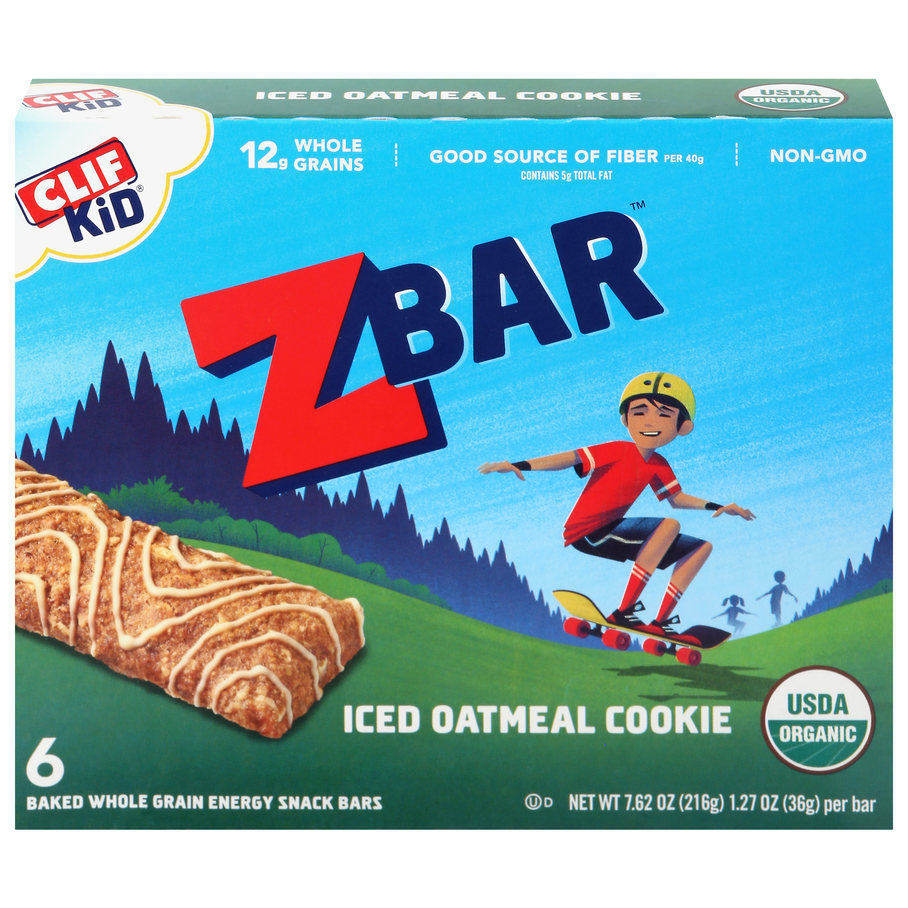 Zbar Iced Oatmeal Cookie Energy Snack Bars