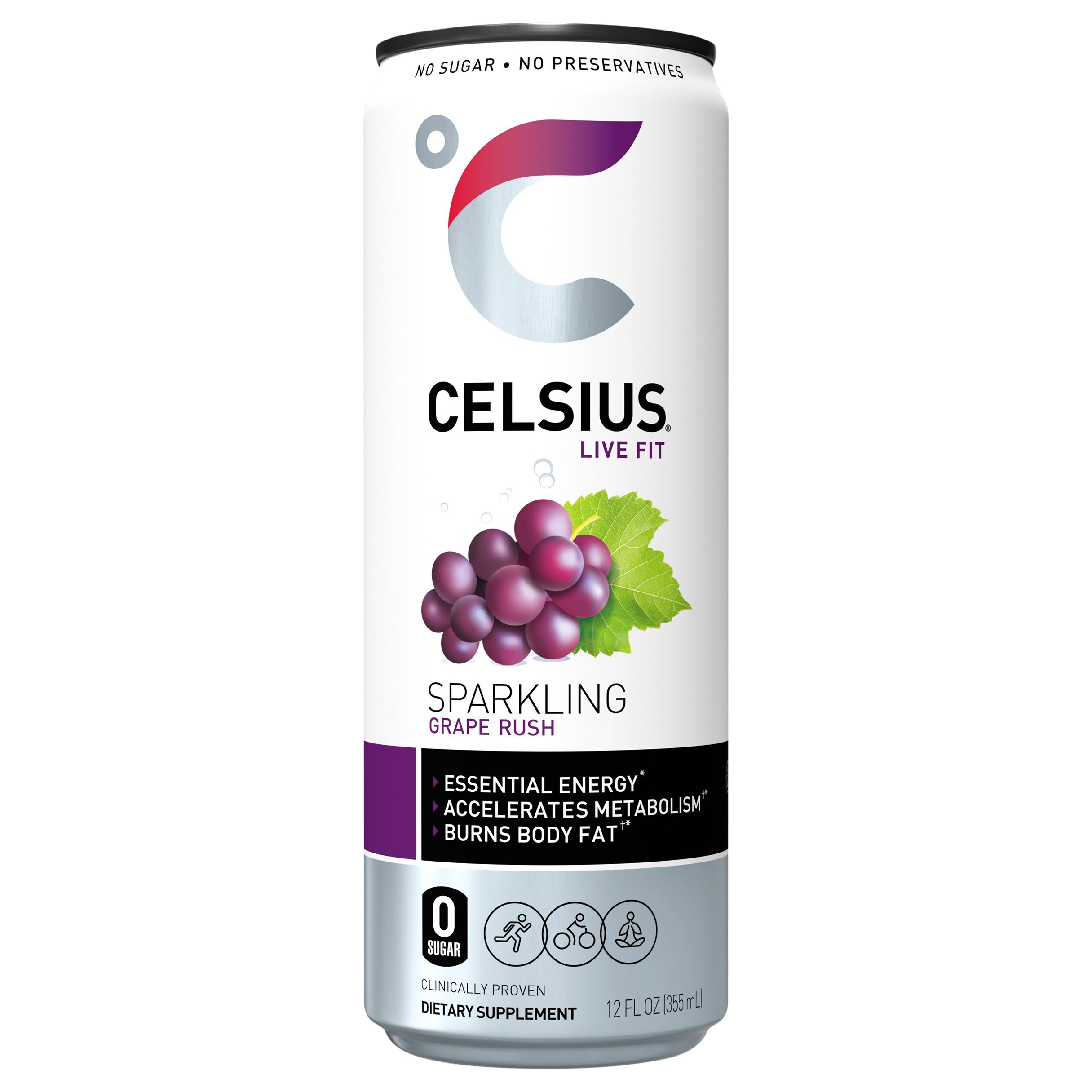 Celsius Energy Drink Sparkling Grape Rush