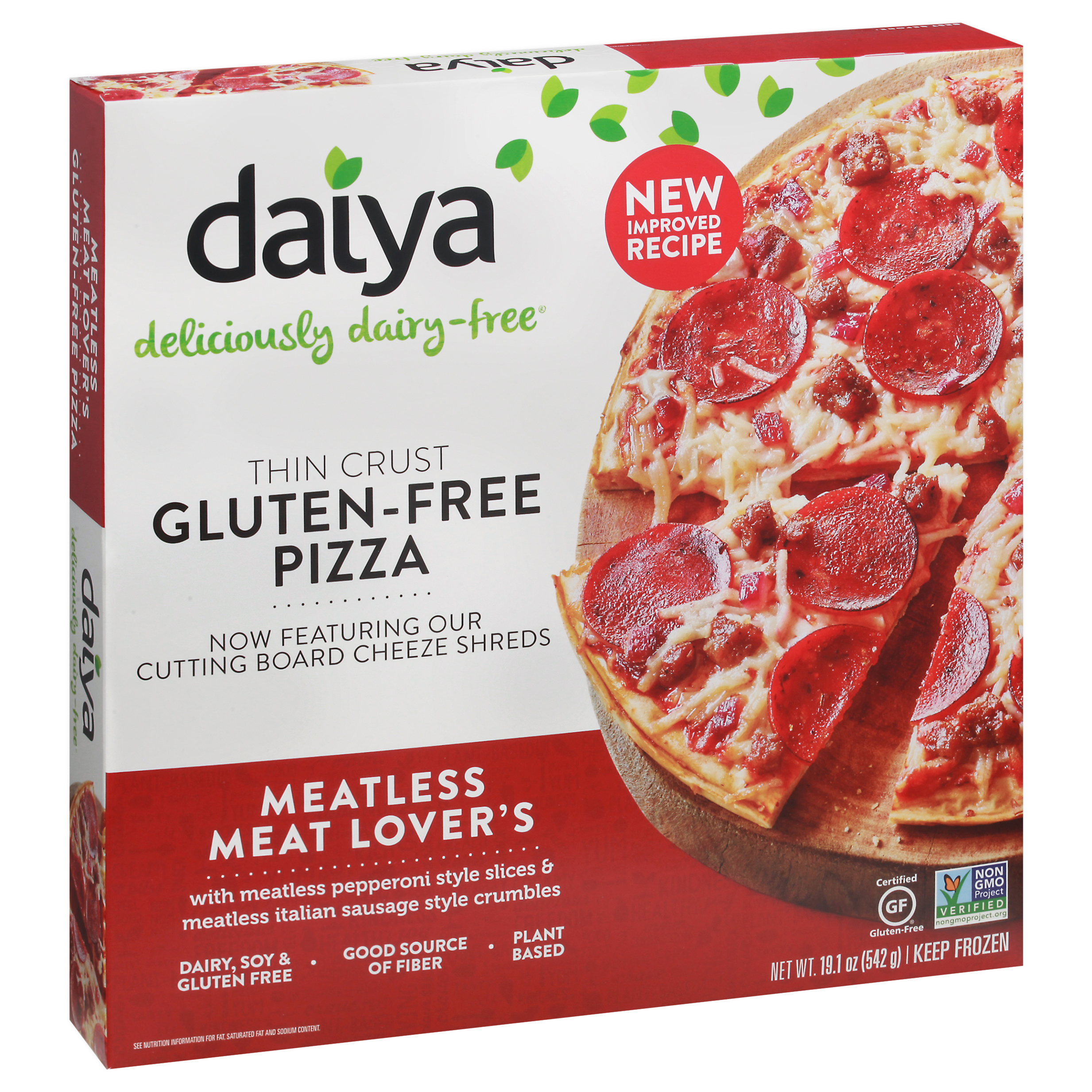 Daiya Gluten-Free Thin Crust Meatless Meat Lover's Pizza