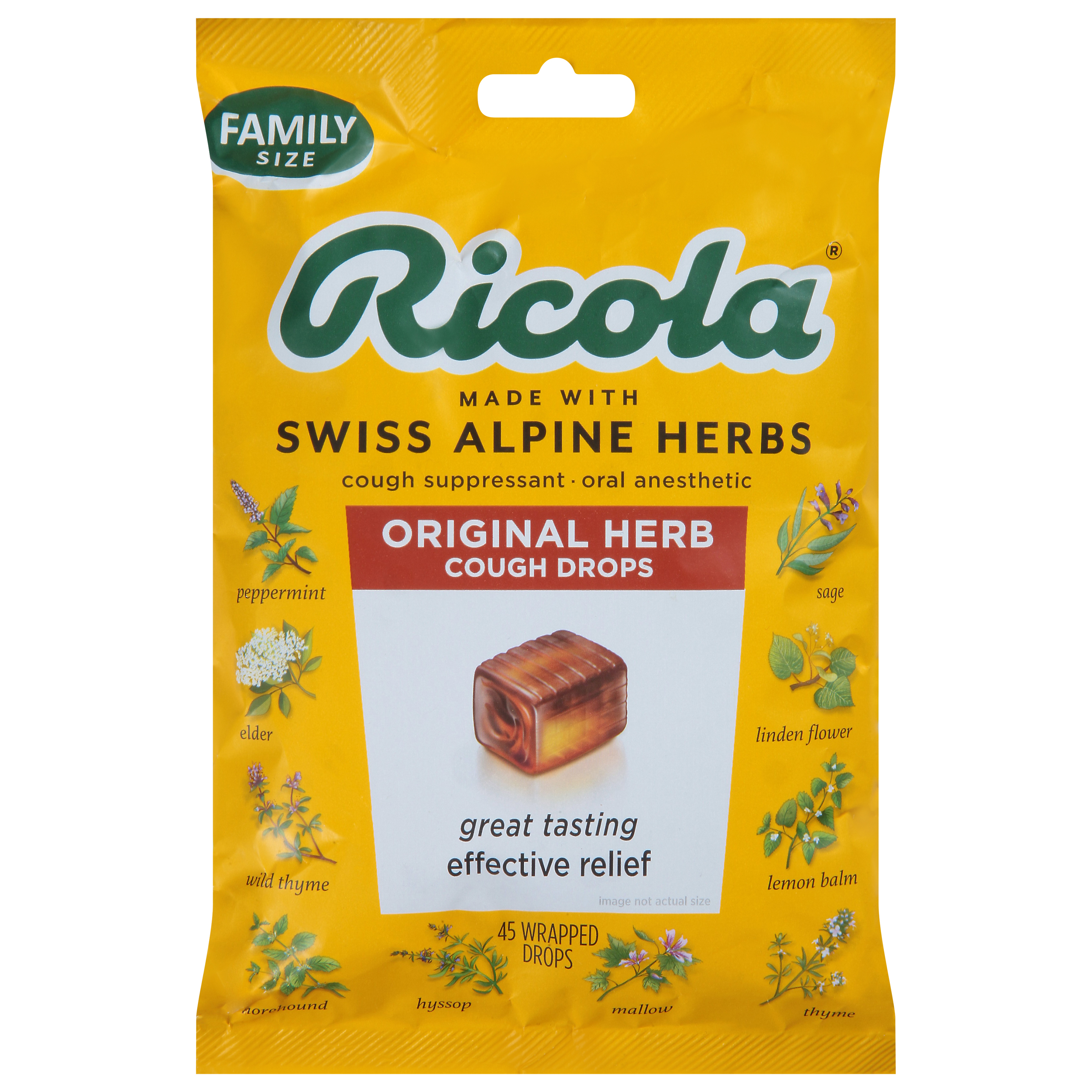 Ricola Original Herb Cough Drops Family Size