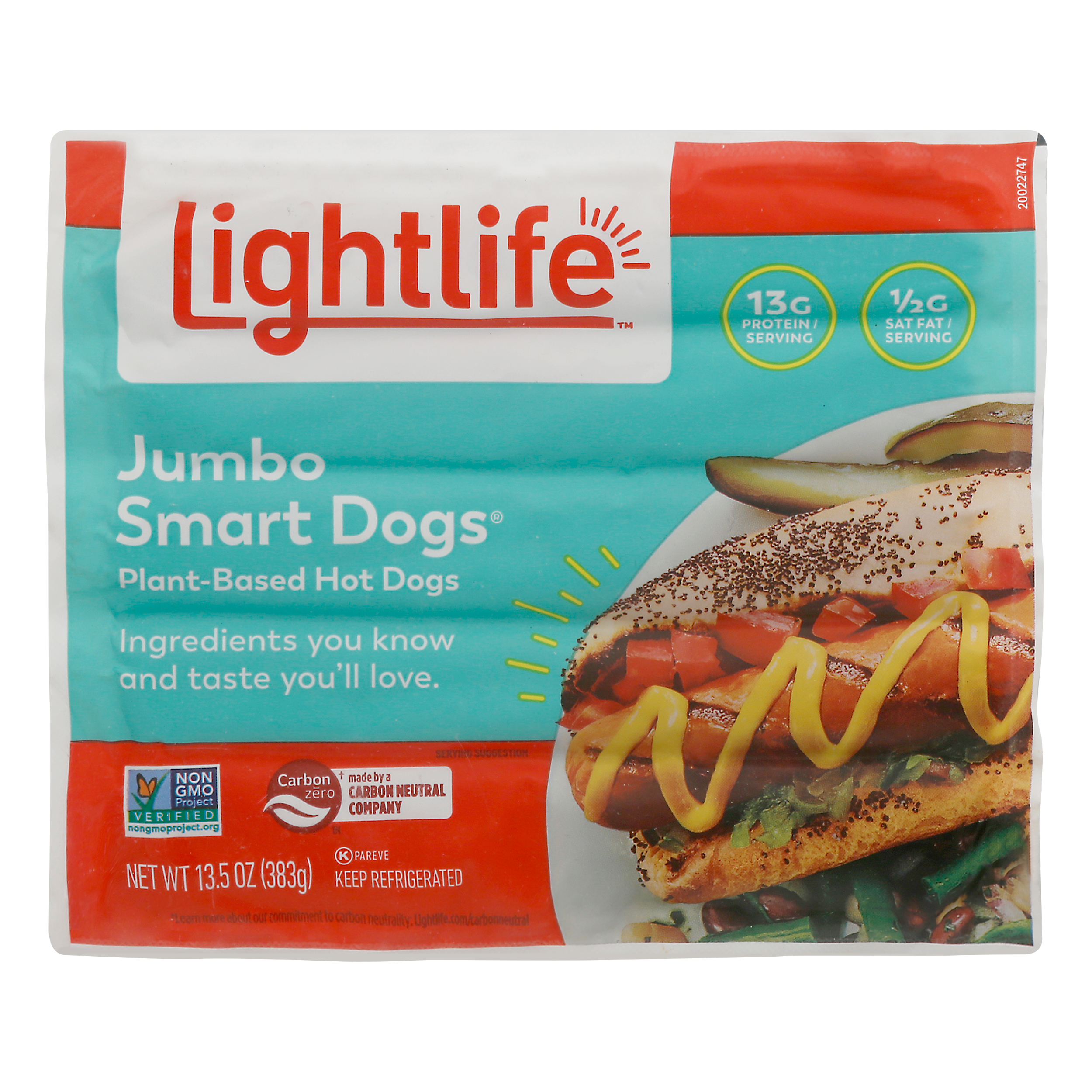 Lightlife Jumbo Smart Dogs