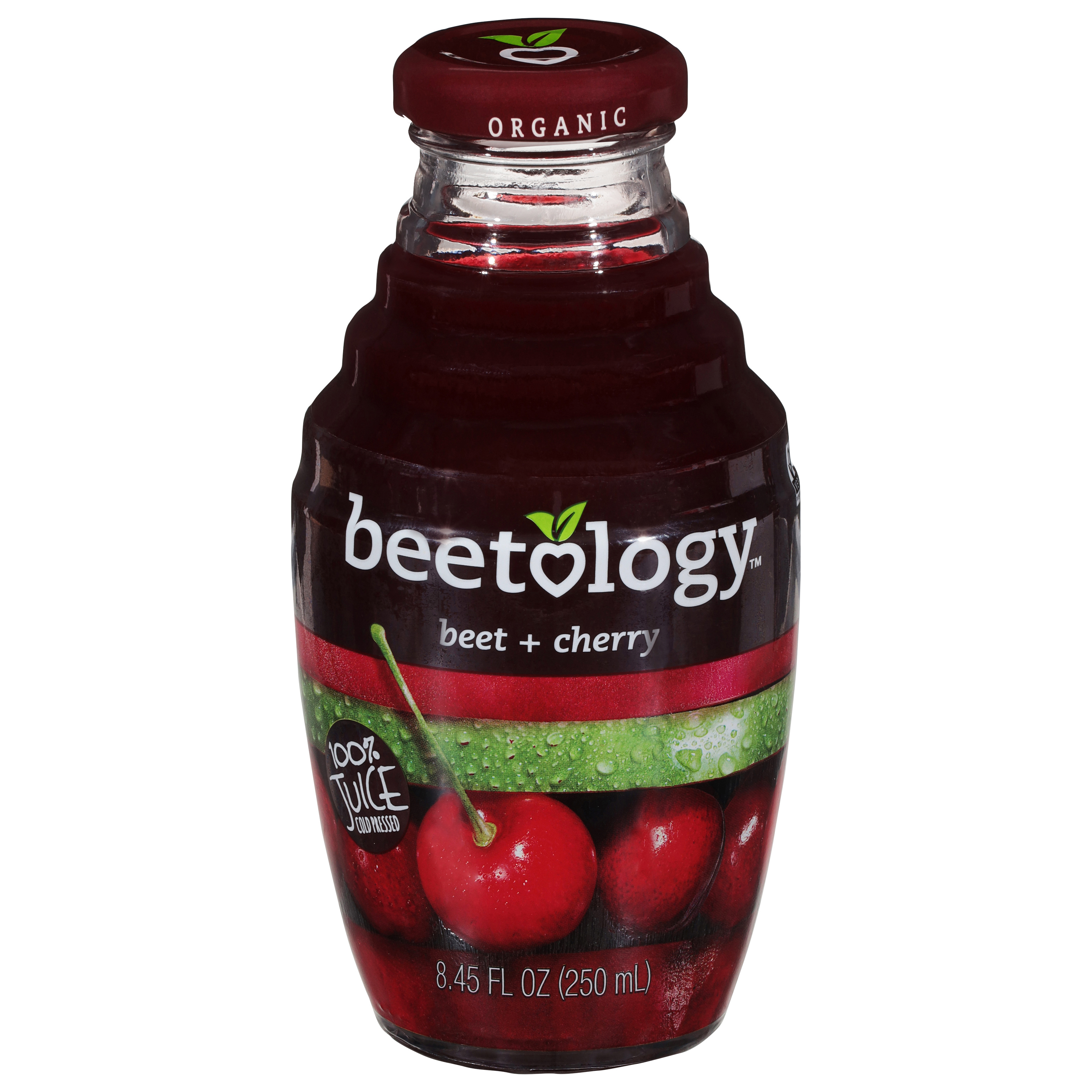 Beetology Organic Cold Pressed Beet + Cherry 100% Juice