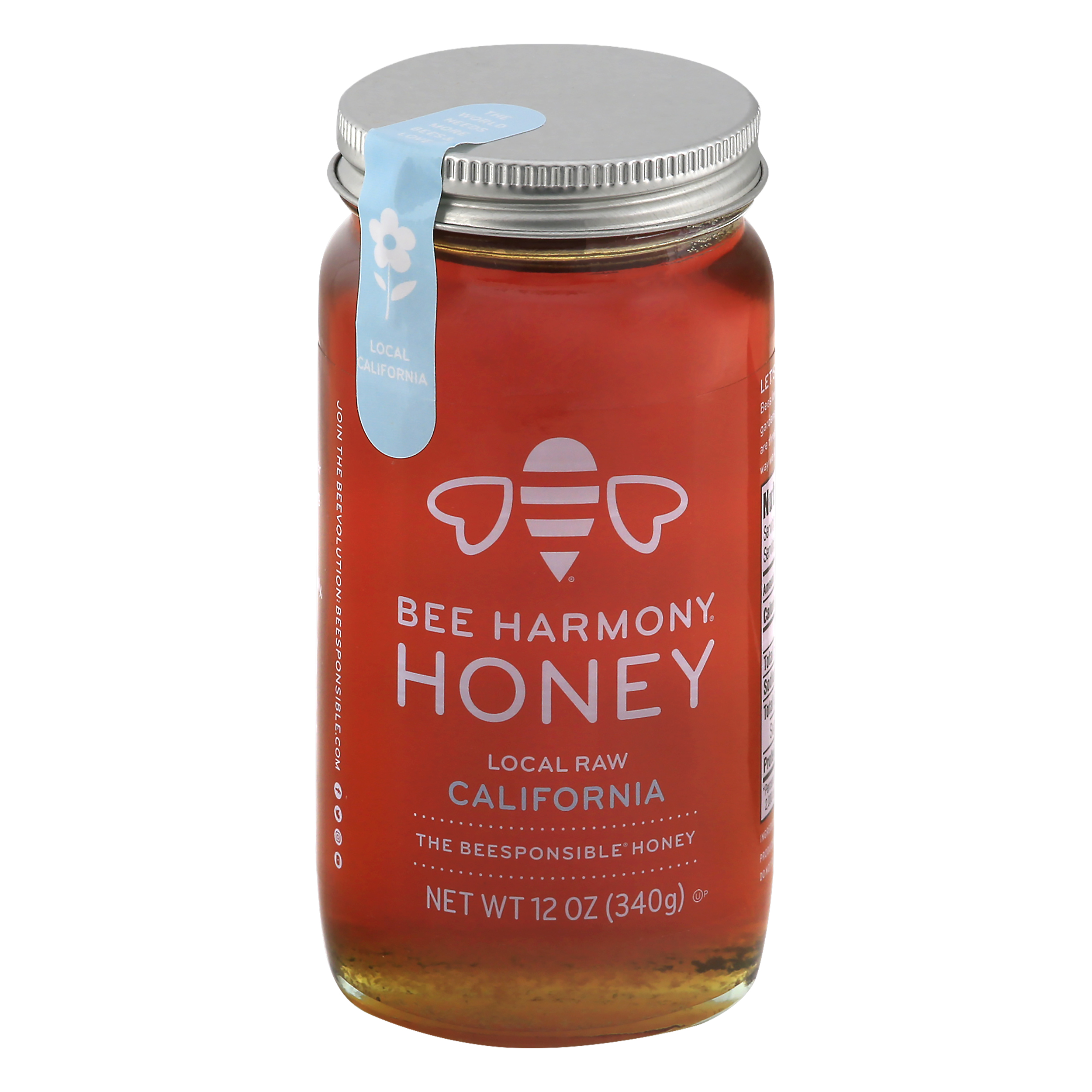 Bee Harmony Local Raw California Honey