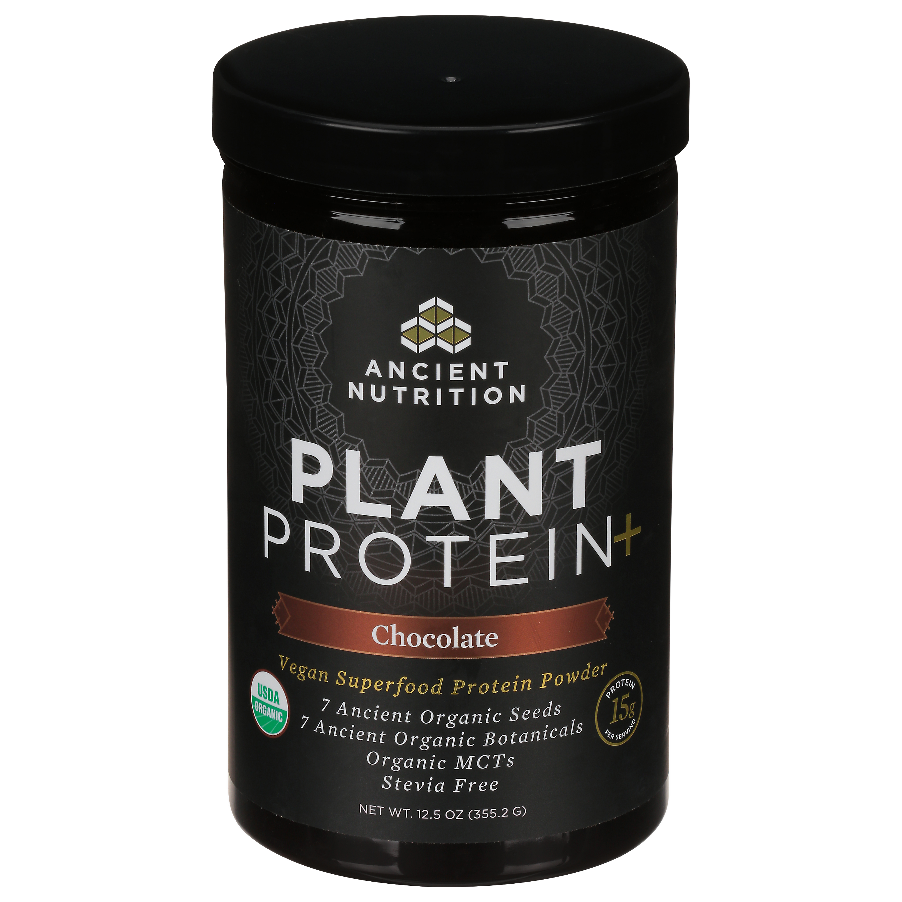 Ancient Nutrition Chocolate Plant Protein+
