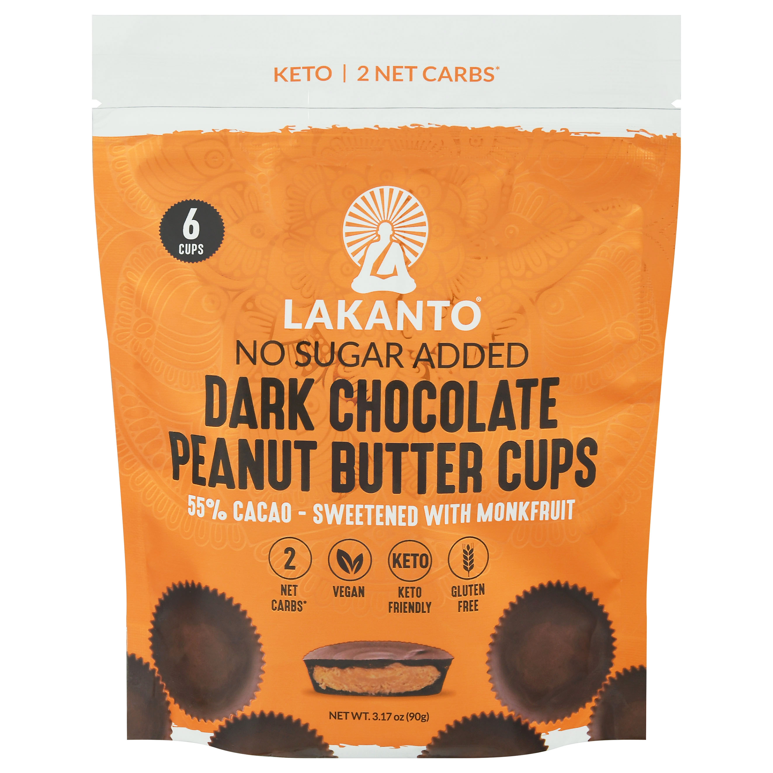 Lakanto Dark Chocolate Peanut Butter Cups
