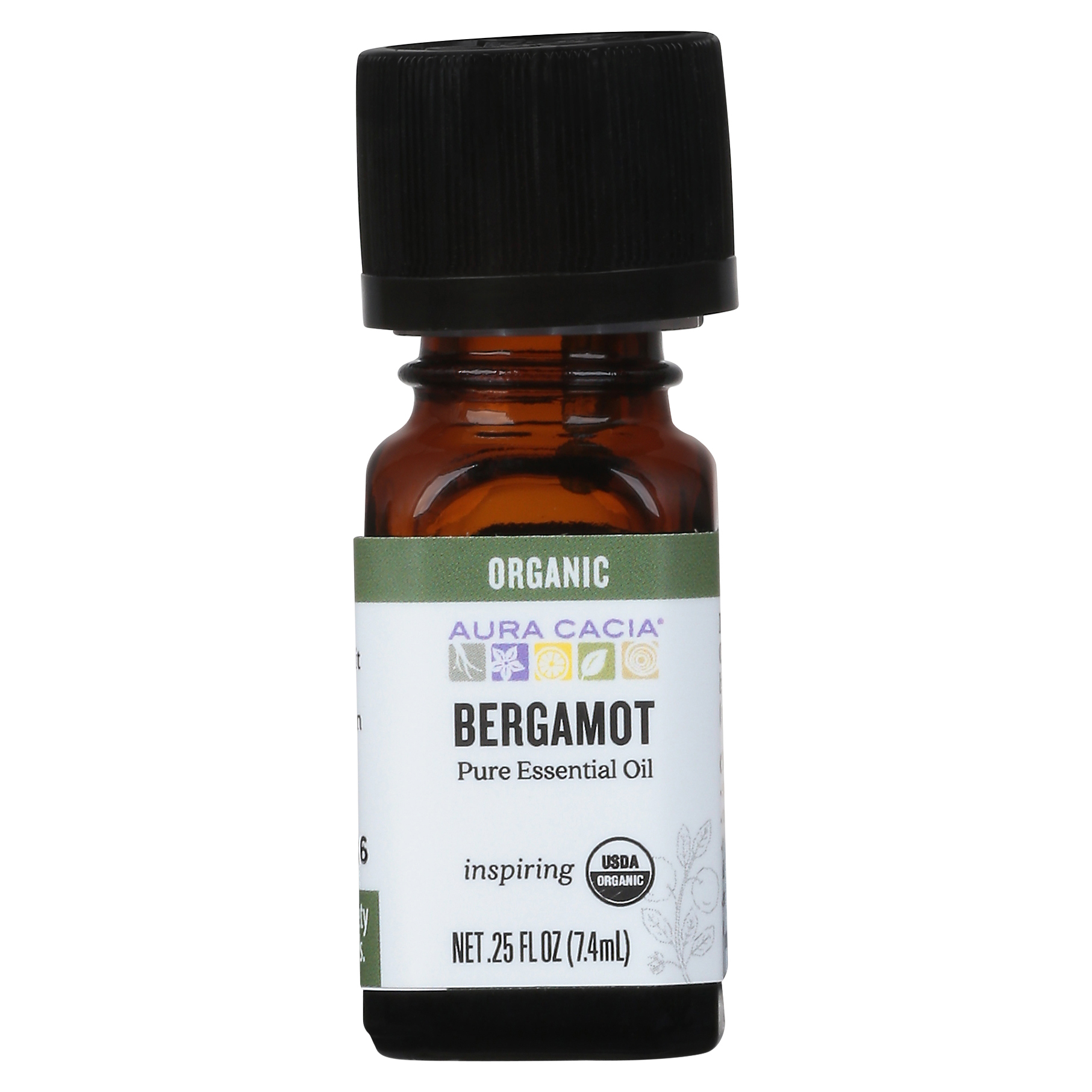Aura Cacia Organic Bergamot Pure Essential Oil