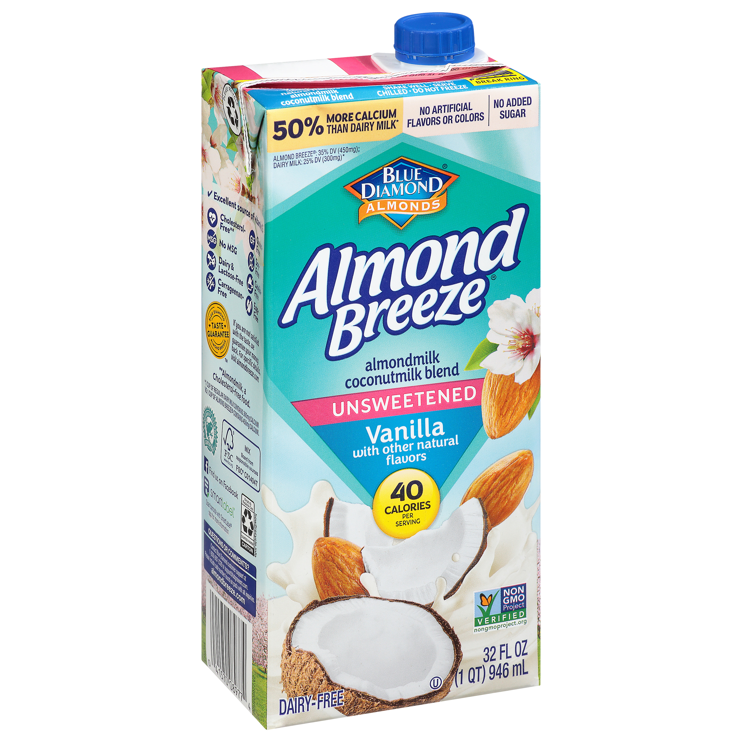 Almond Breeze Unsweetened Vanilla Almond Beverage
