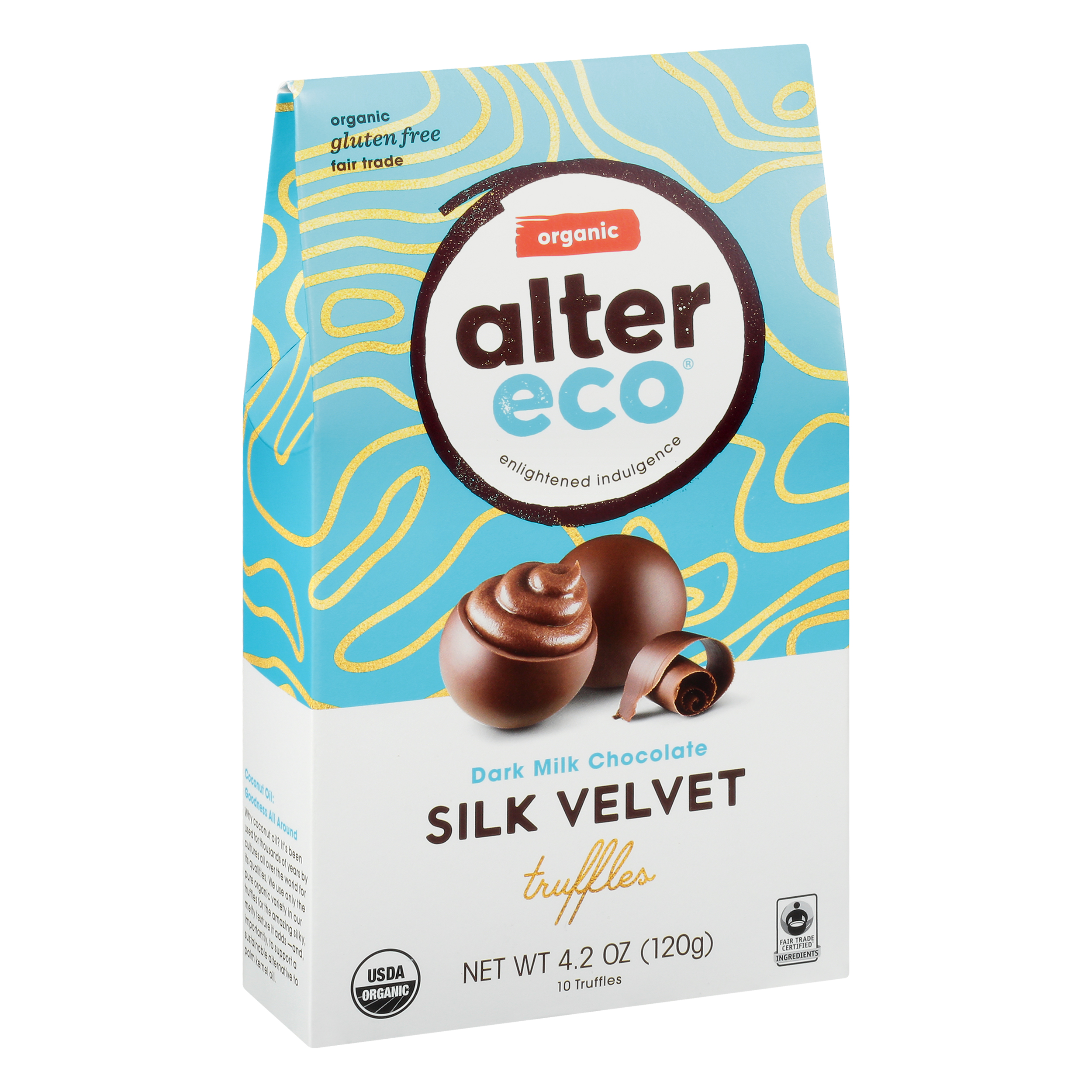 Alter Eco Organic Silk Velvet Dark Milk Chocolate Truffles