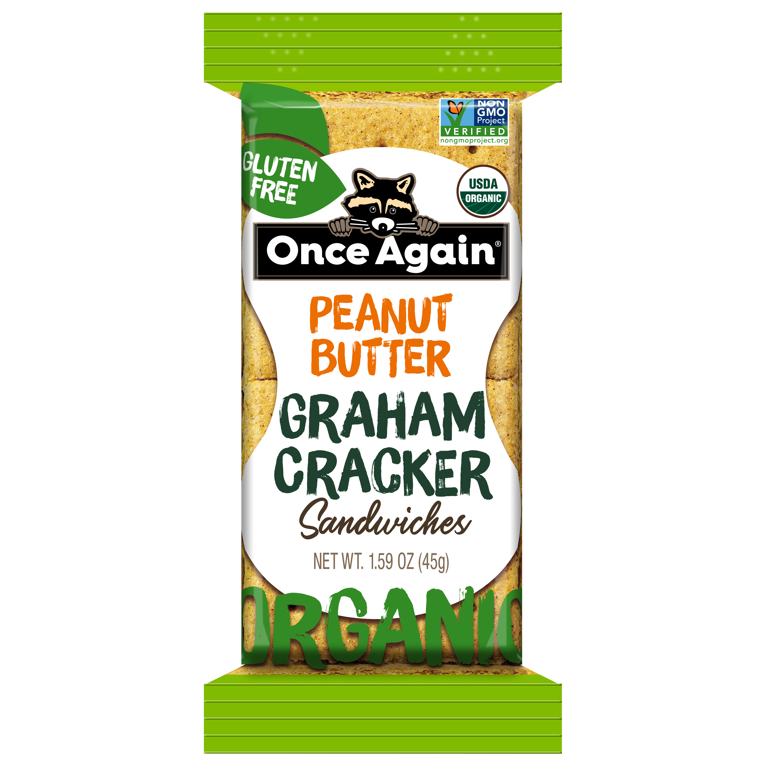 Once Again Graham Crackers Peanut Butter Sandwiches