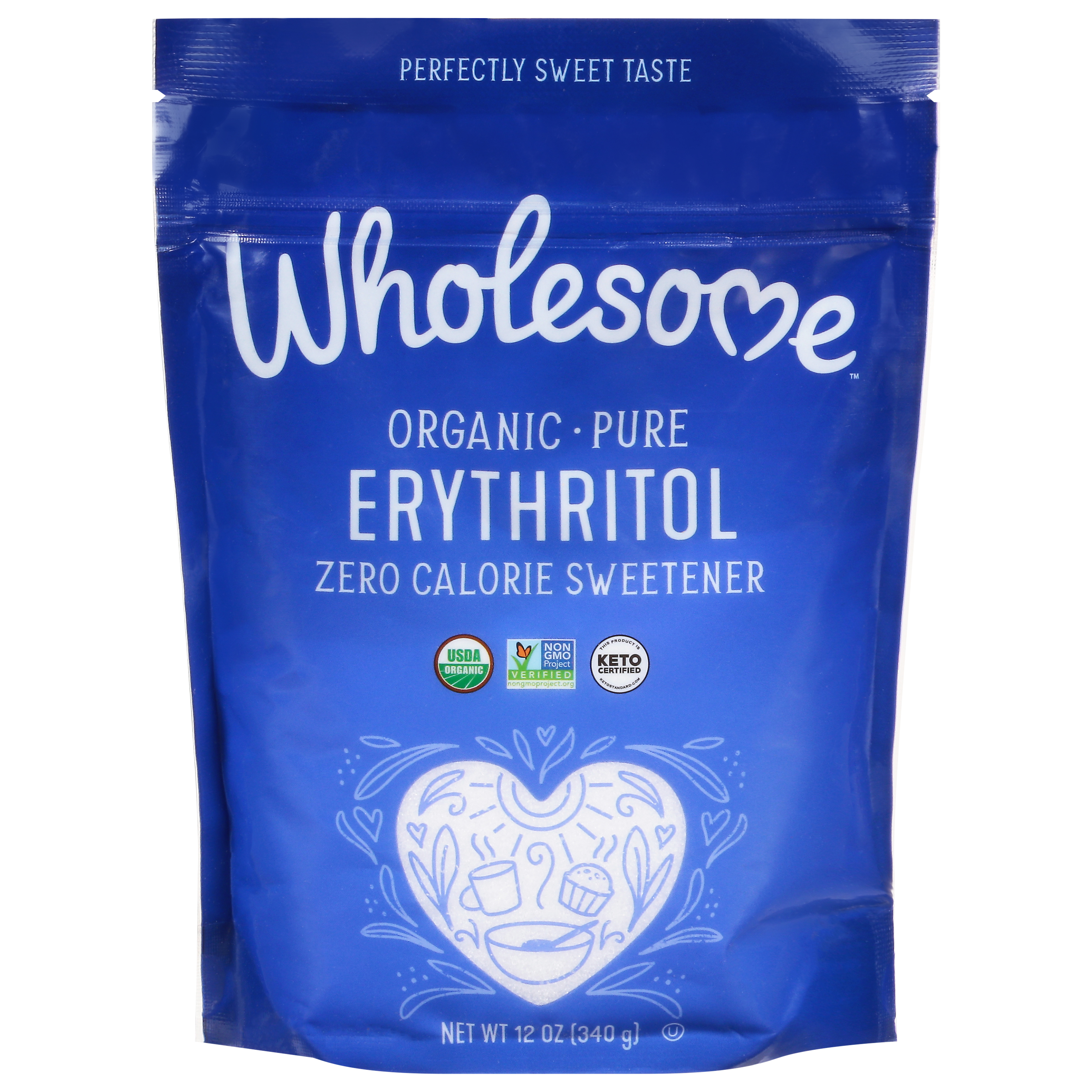 Wholesome Pure Erythritol Zero Calorie Organic Sweetener