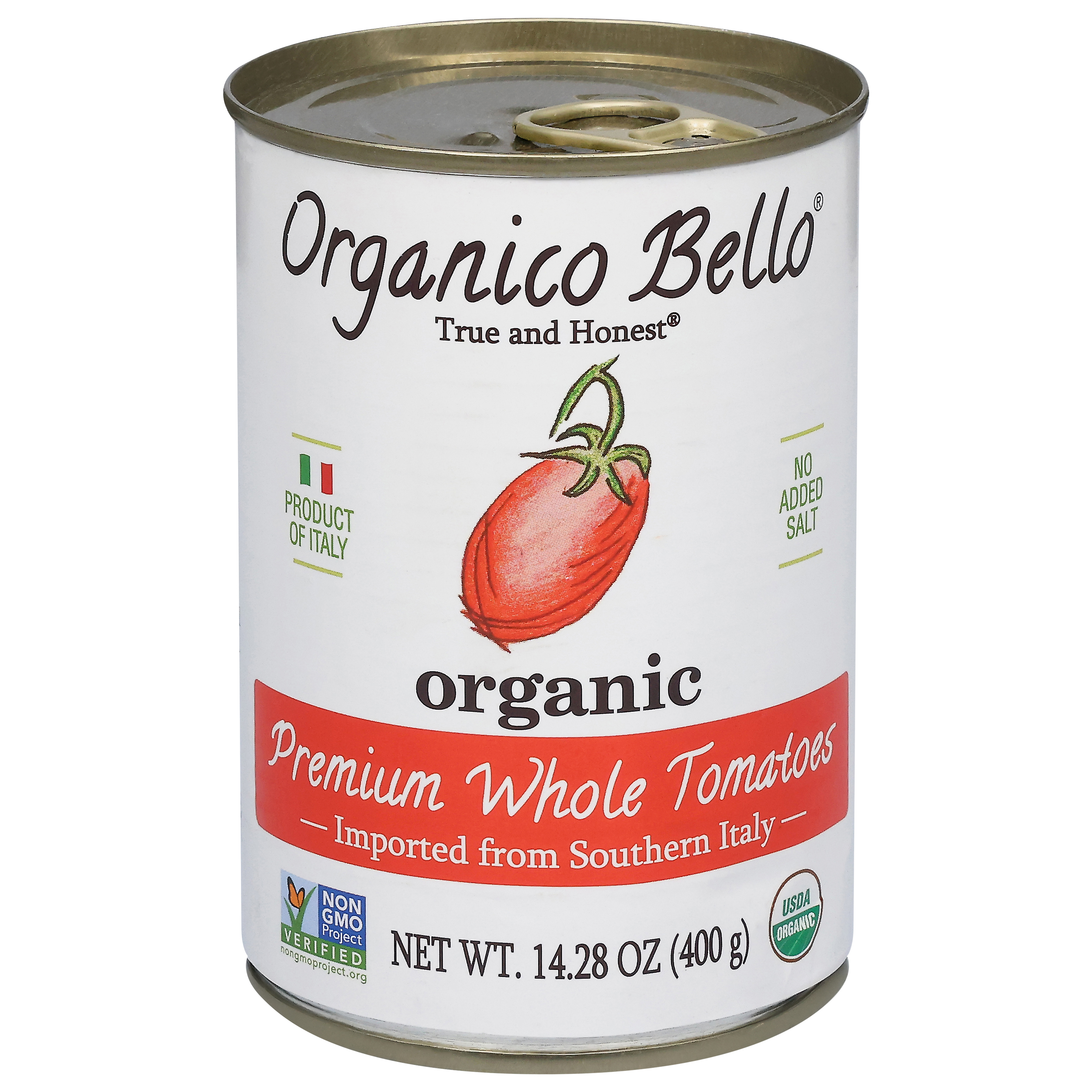Organico Bello True and Honest Organic Premium Whole Tomatoes