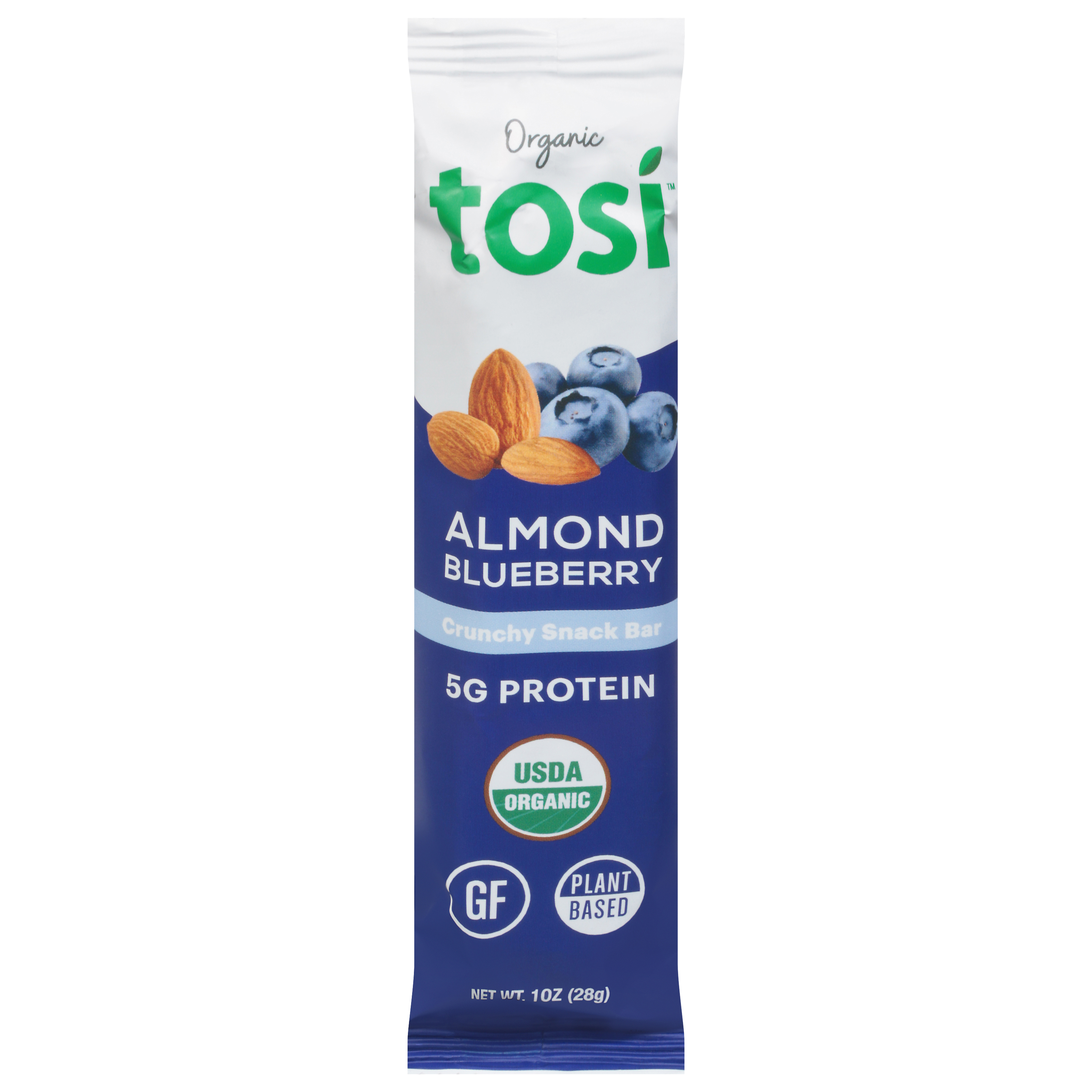 Tosi Almond Blueberry Snack Bar
