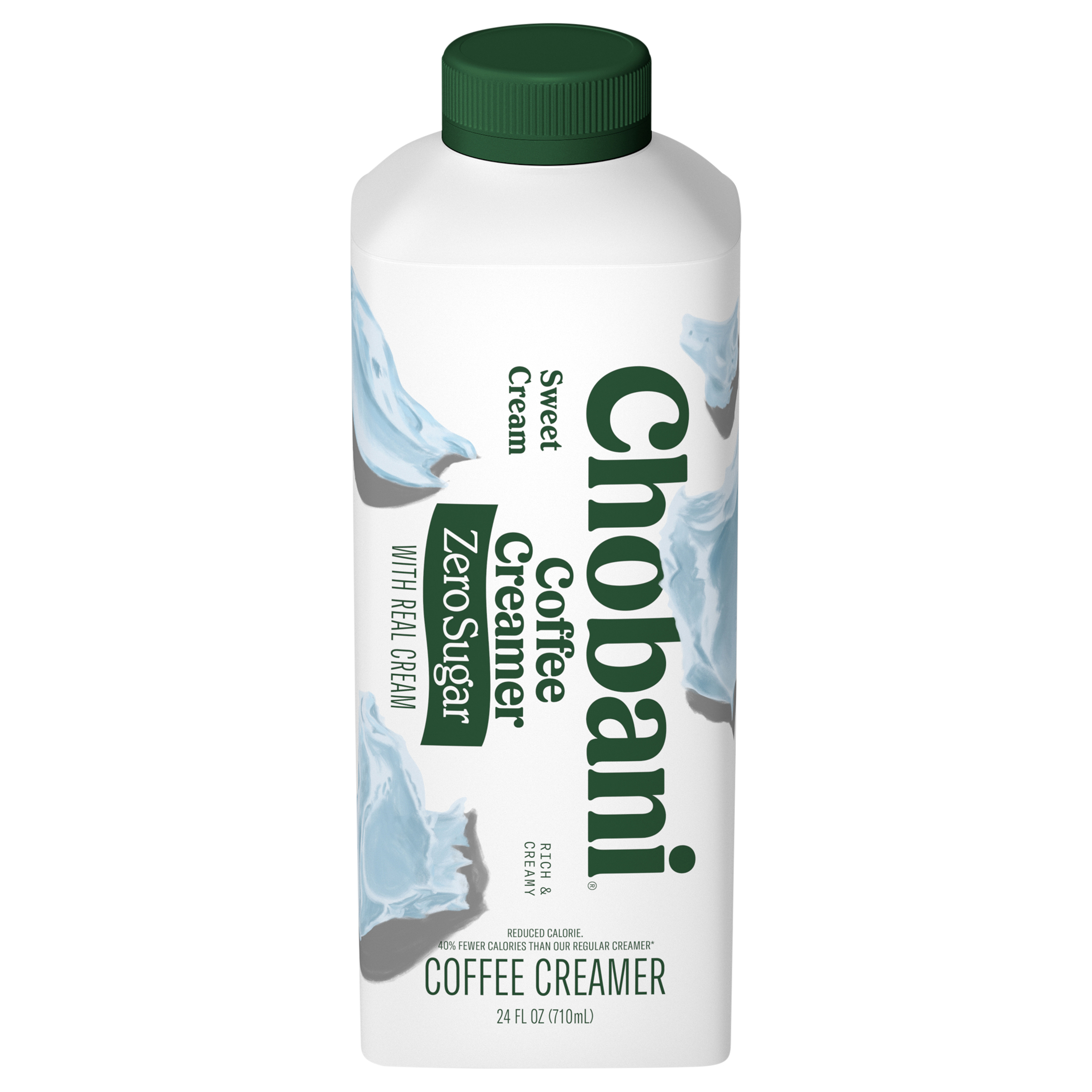 Chobani Coffee Creamer, Zero Sugar, Sweet Cream, 24 Fluid ounce