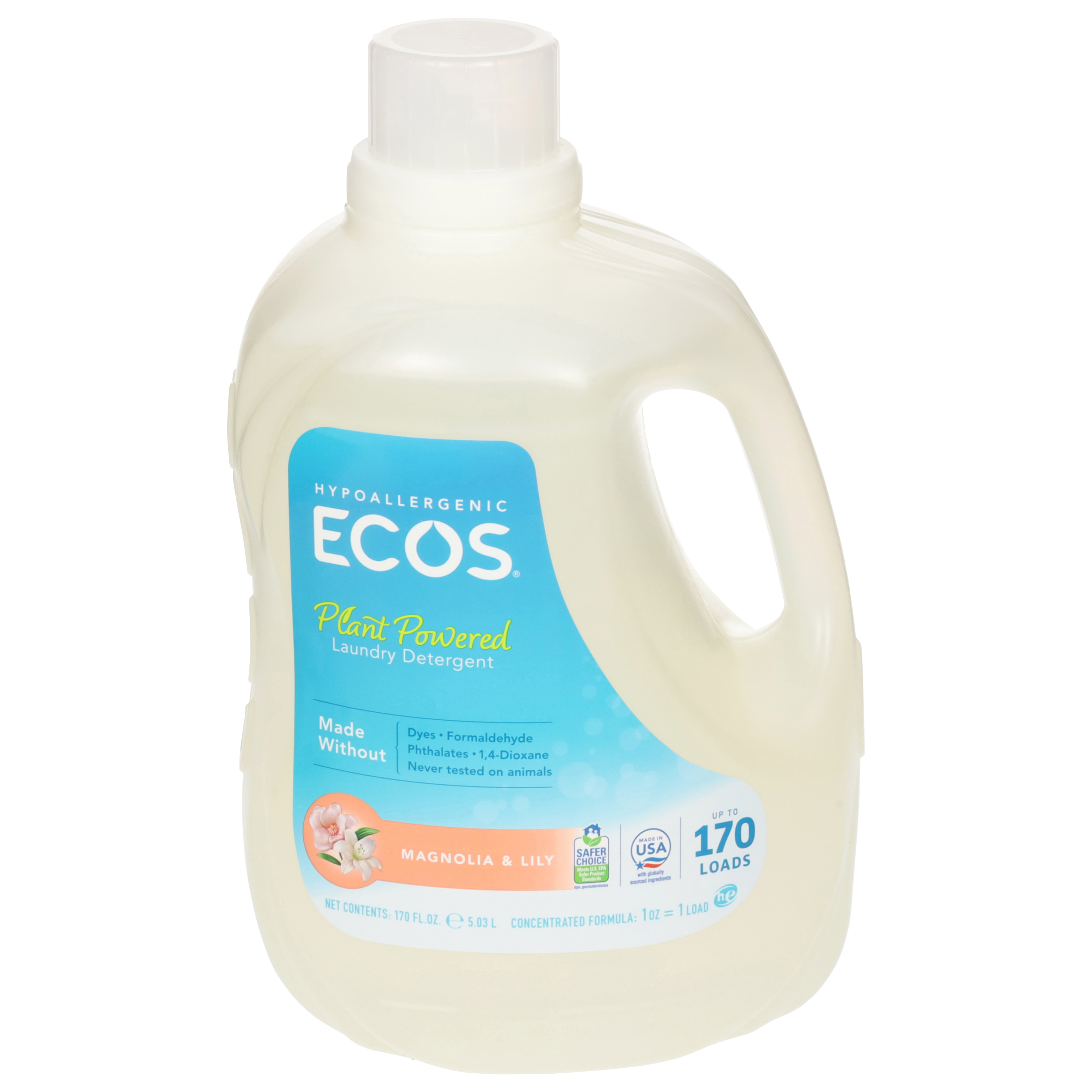 Ecos Plant Powered Magnolia & Lily Laundry Detergent