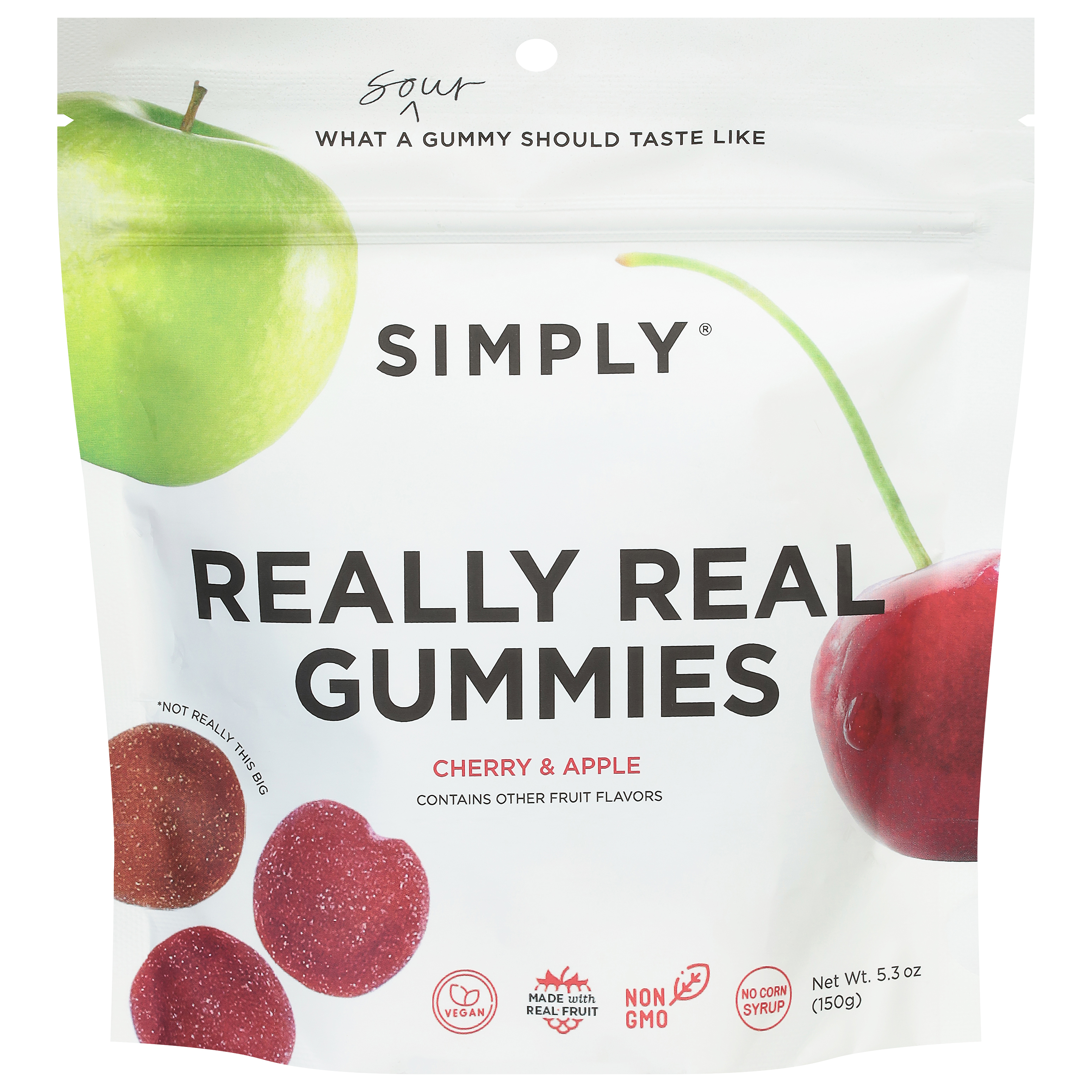 Simply Cherry & Apple Gummies