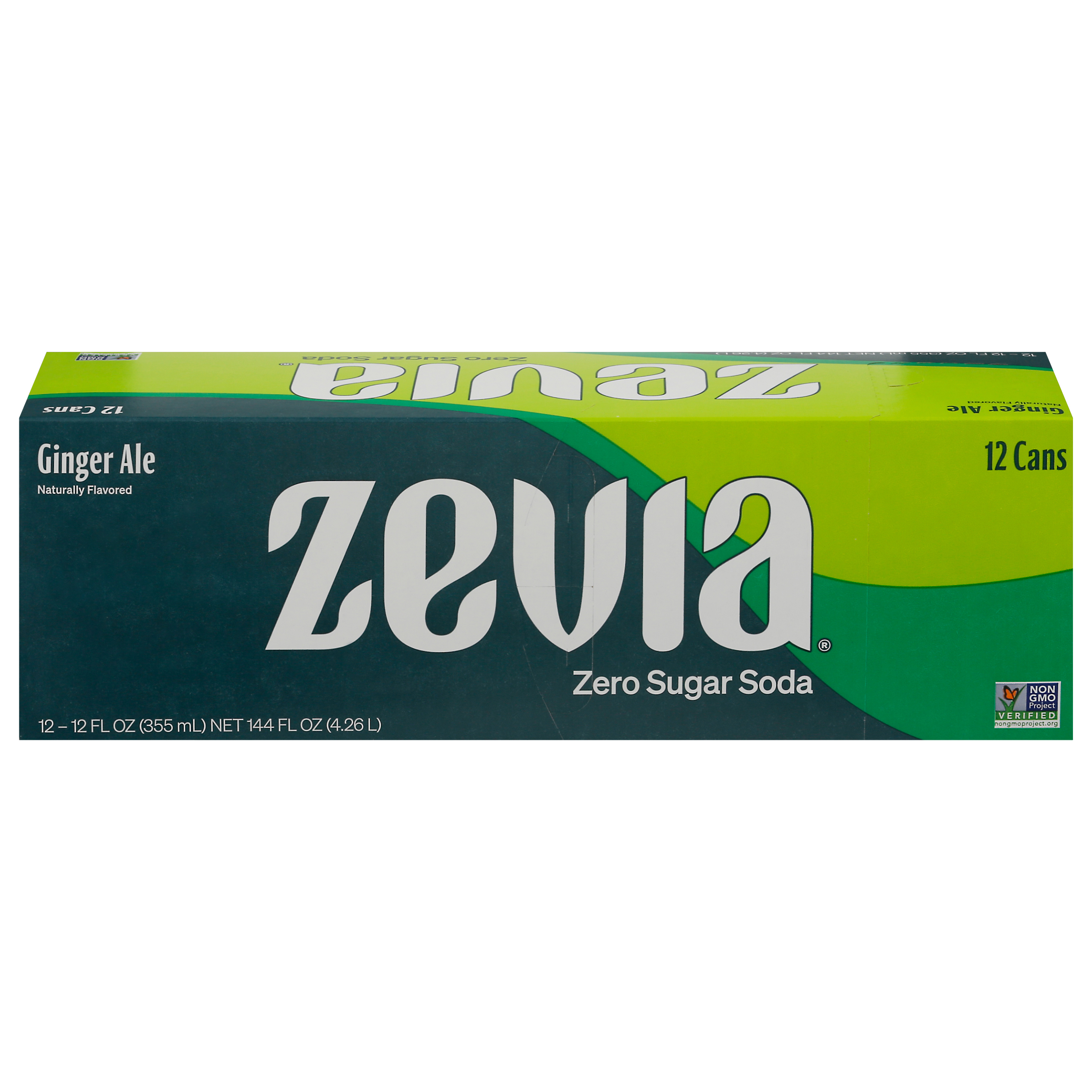 Zevia Zero Sugar Ginger Ale Soda