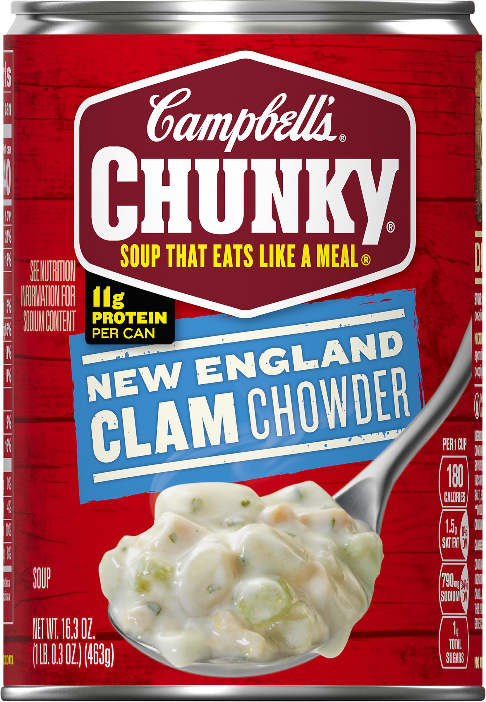 Campbell's Chunky New England Clam Chowder Soup 16.3 oz