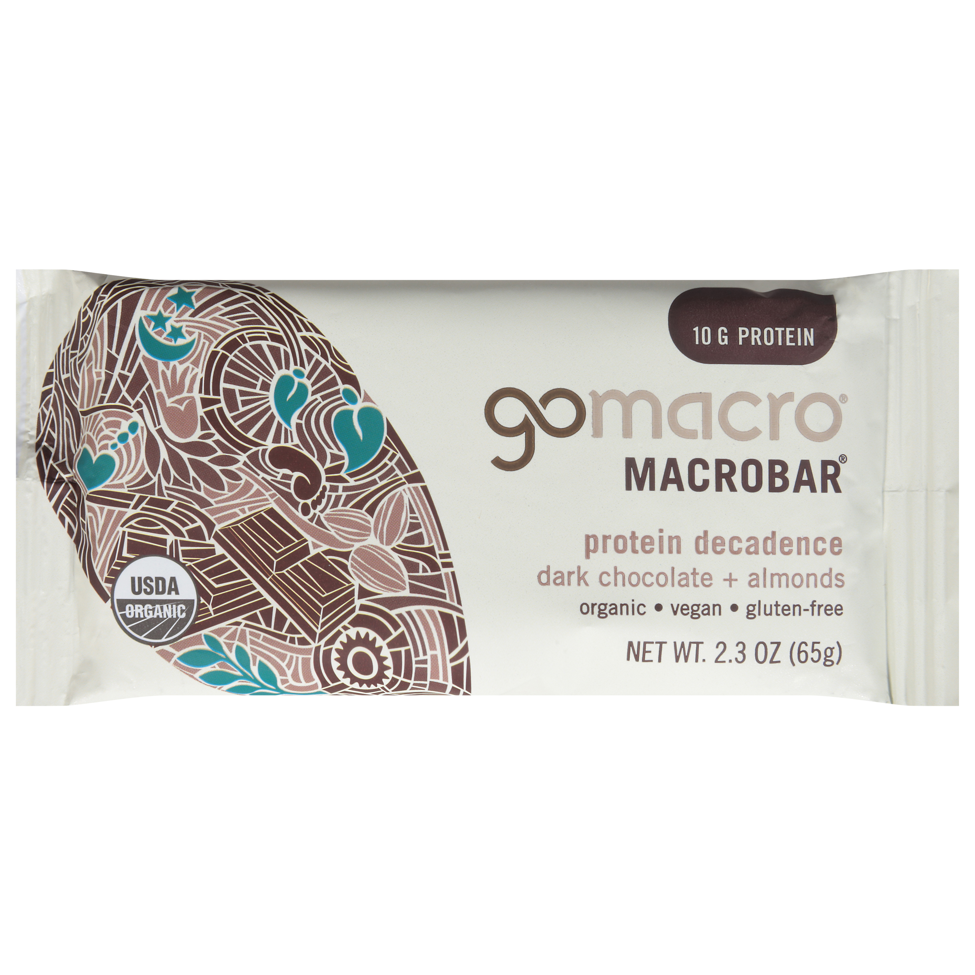 GoMacro Dark Chocolate + Almonds MacroBar