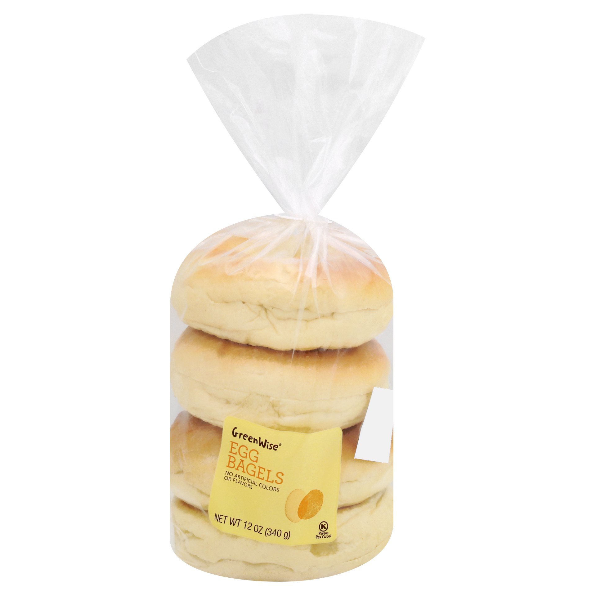 GreenWise Egg Bagels 12 oz BAG