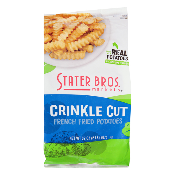 Stater Bros. Markets Crinkle Cut French Fried Potatoes 32 oz Bag