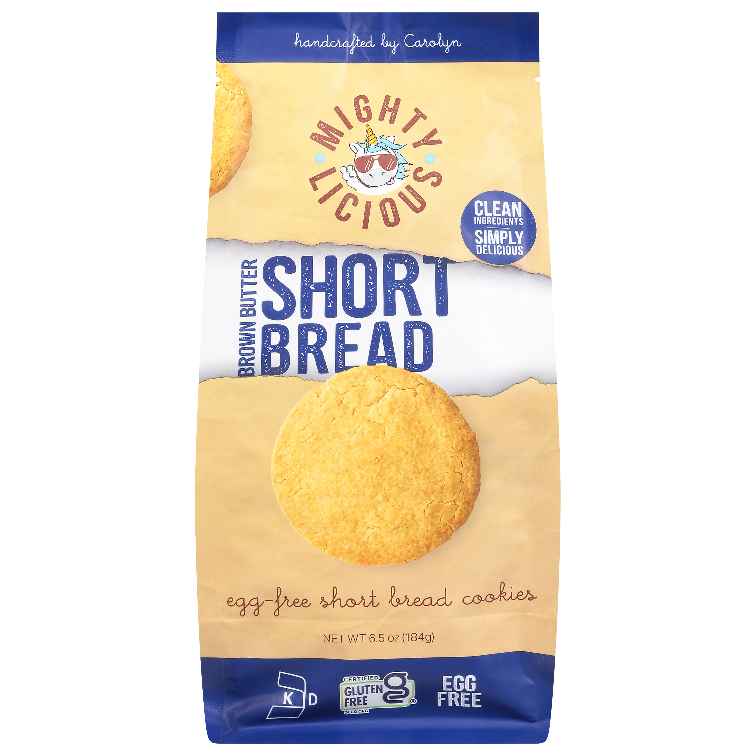 Mightylicious Short Bread Brown Butter Cookies