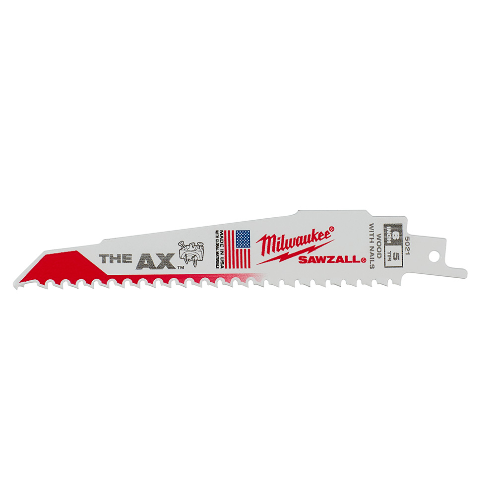 Product image for MILWAUKEE 48-01-2021 THE AX SAWZALL BLADE 5T 6L - SOLD PER EACH 25/PK