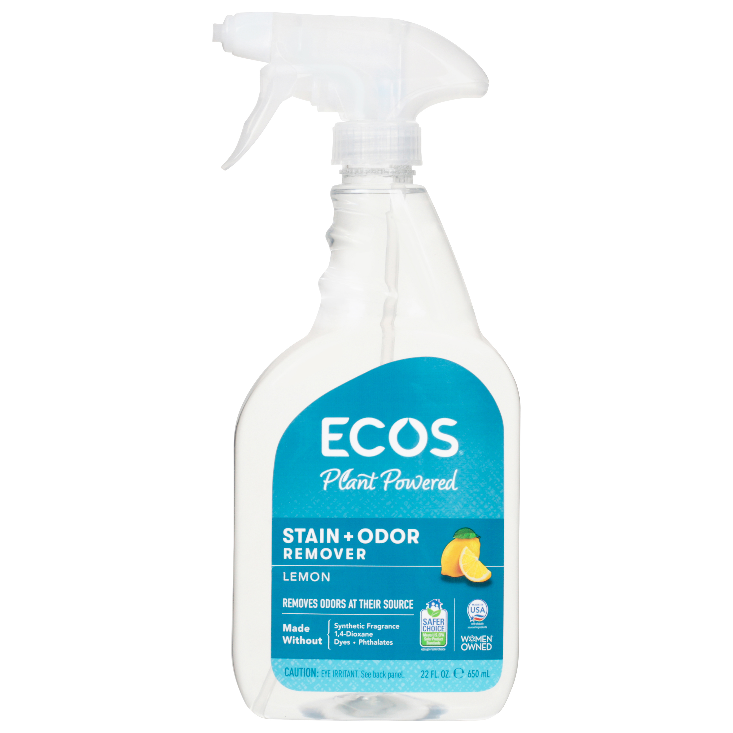 Ecos Plant Powered Lemon Stain + Odor Remover