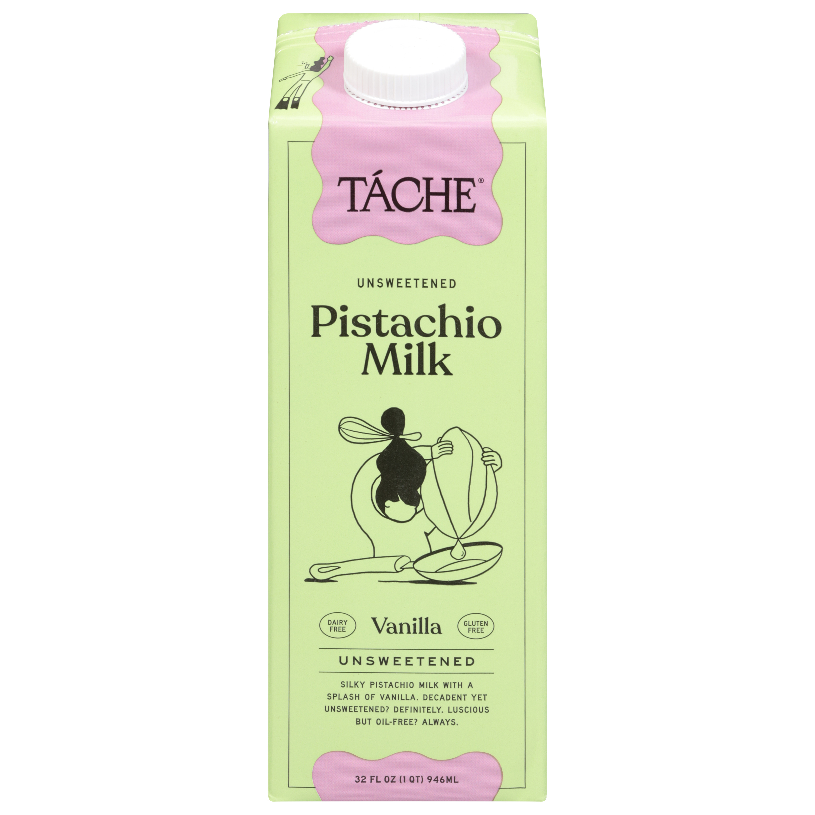 Tache Unsweetened Vanilla Pistachio Milk