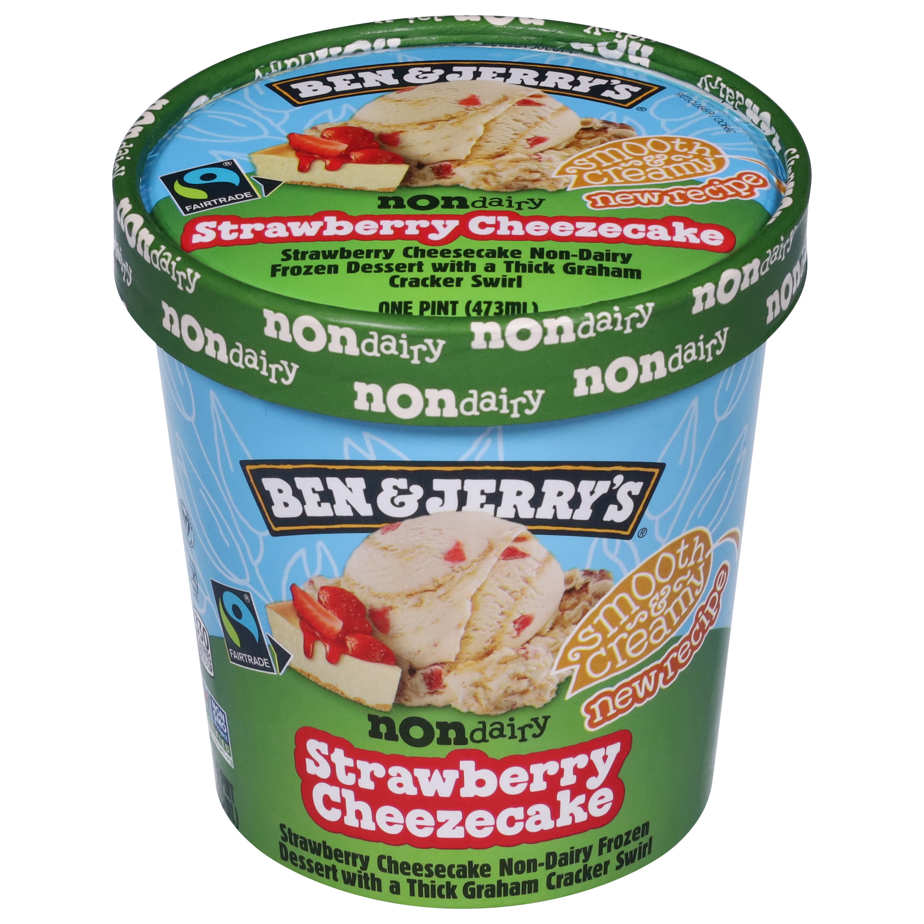 Ben & Jerry's Non Dairy Strawberry Cheezecake Frozen Dessert