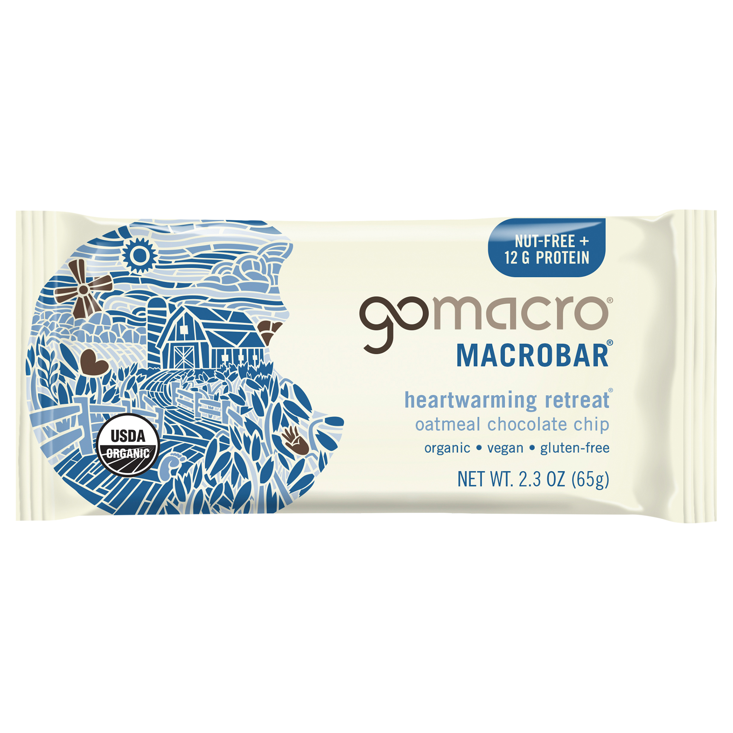 GoMacro Oatmeal Chocolate Chip MacroBar
