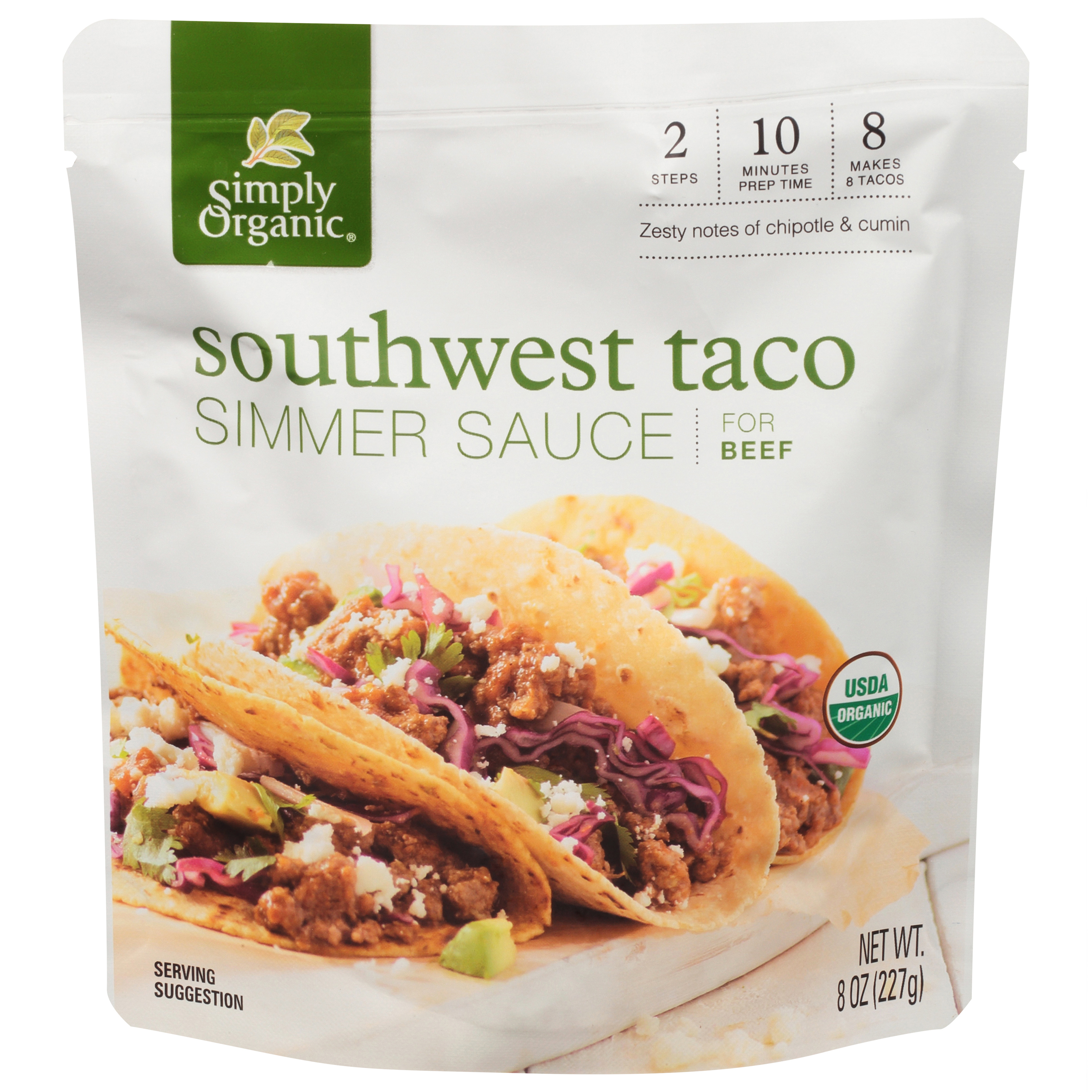 Simply Organic Southwest Taco Simmer Sauce