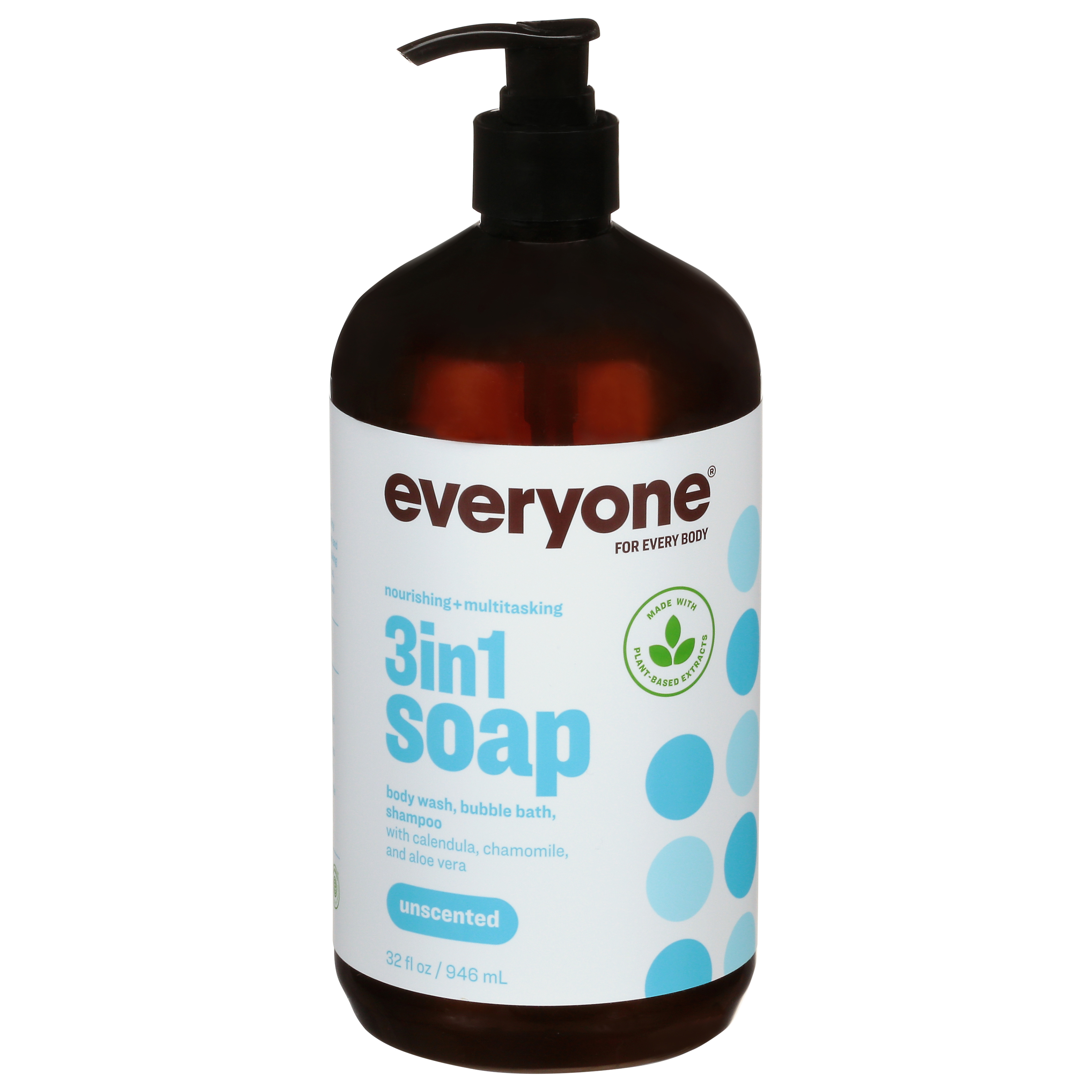 Everyone Unscented 3 in 1 Soap 32 fl oz Pump